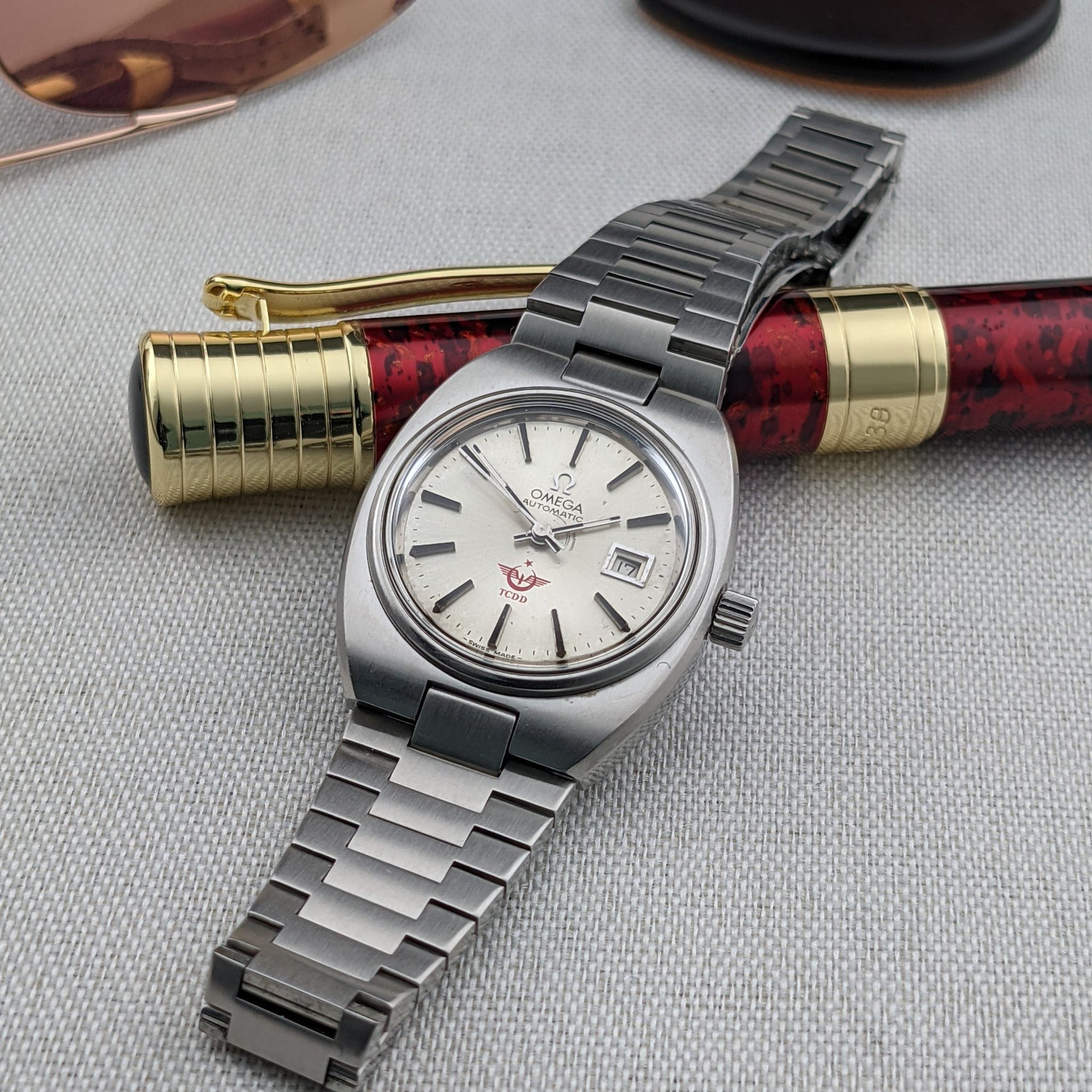 Circa 65 Years Old Lady Omega Seamaster Automatic / Ref 566.0087 / 766.0818 / Vintage 1963 Watch / Cal 681 Movement / Serviced vintage watch