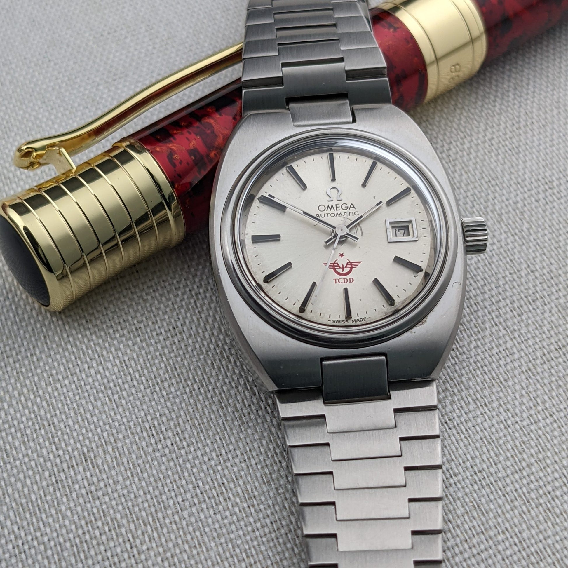 Circa 65 Years Old Lady Omega Seamaster Automatic / Ref 566.0087 / 766.0818 / Vintage 1963 Watch / Cal 681 Movement / Serviced vintage watch
