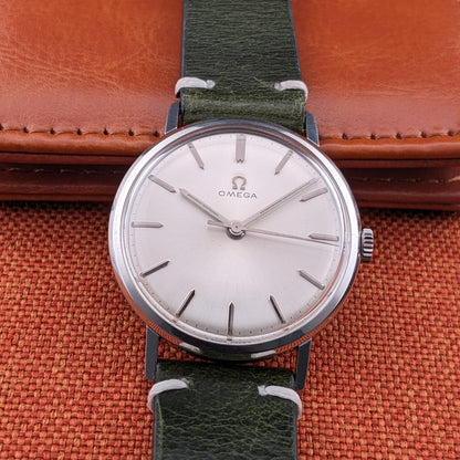 Circa 65 Years Old / Omega Classic / Ref 131.002-63-SC / Vintage 1963 Watch / Cal 286 Movement / Serviced dial