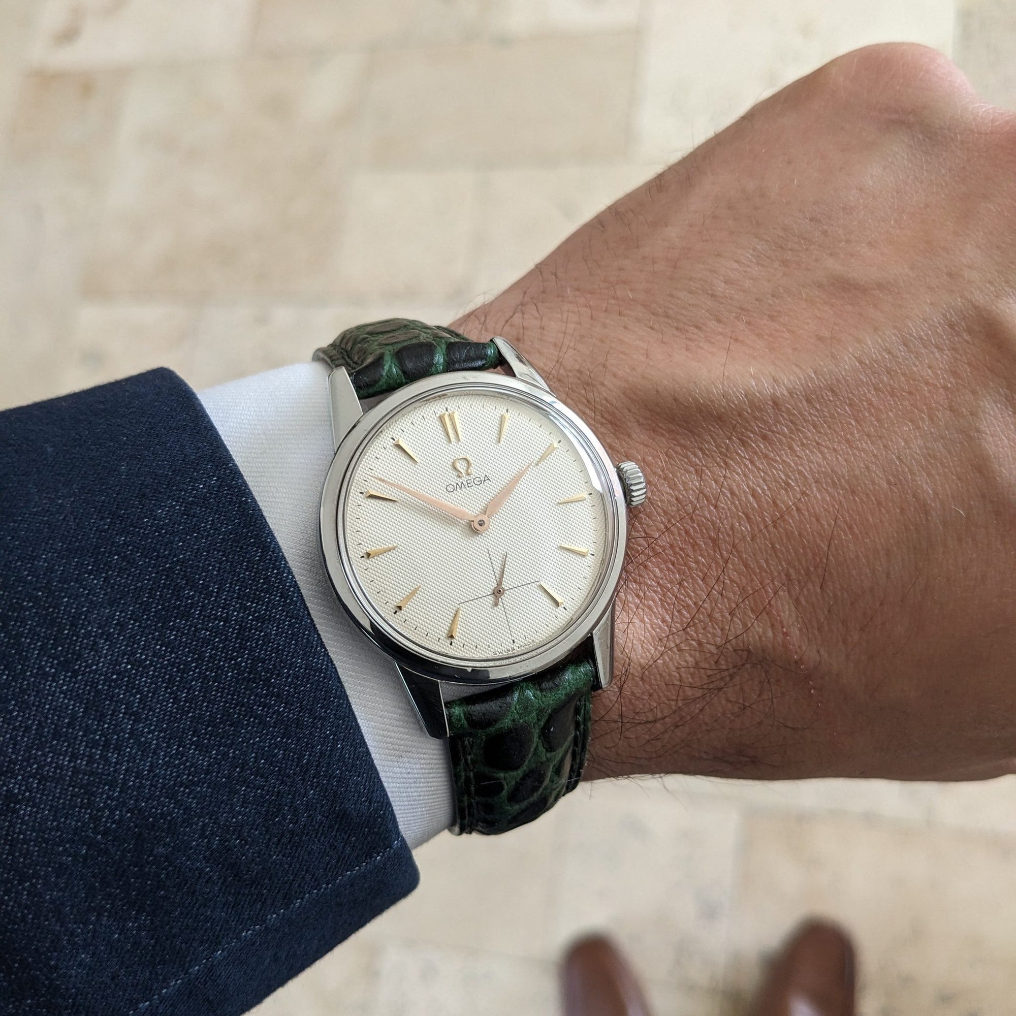 Circa 65 Years Old / Omega Seamaster / Ref 14389-9-SCP / Vintage 1961 Watch / Cal 268 Movement / Serviced vintage watch