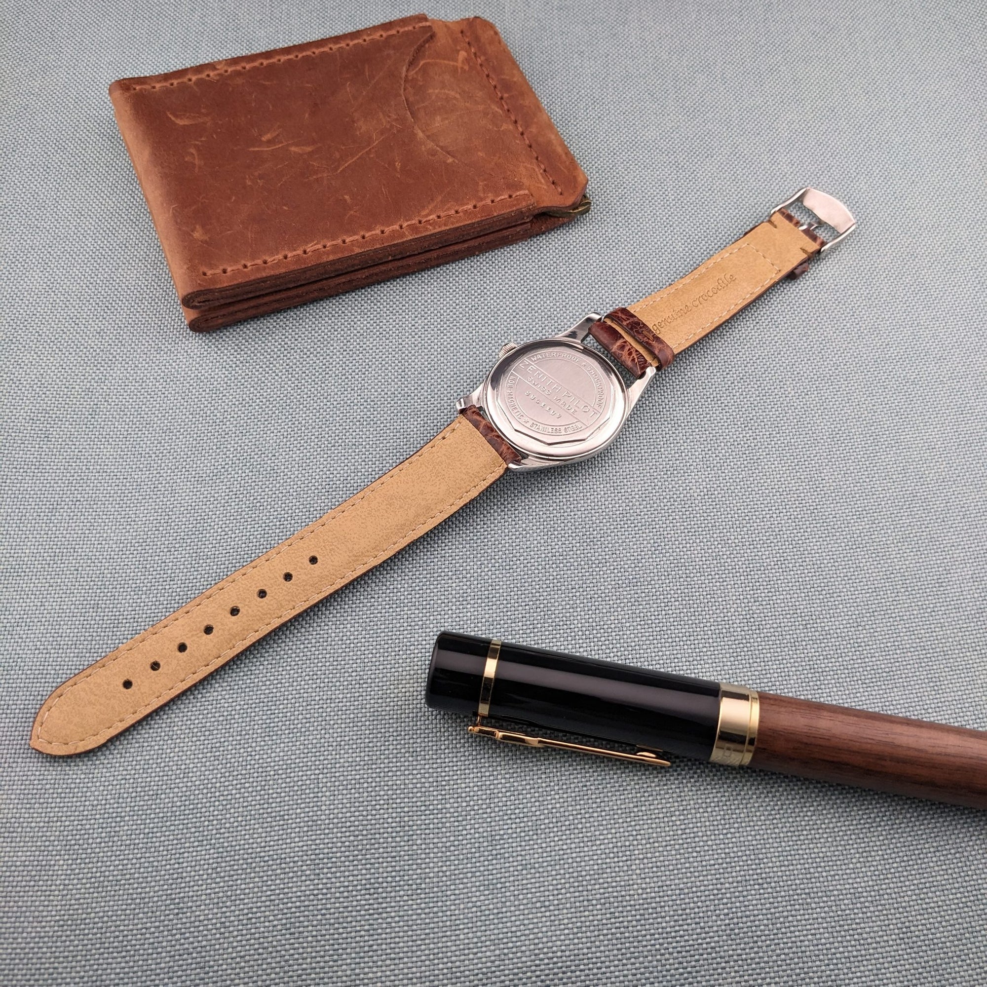 Circa 65 Years Old / Zenith Pilot / Vintage 1960 Watch / Cal 126-5-6 Movement / Serviced vintage watch