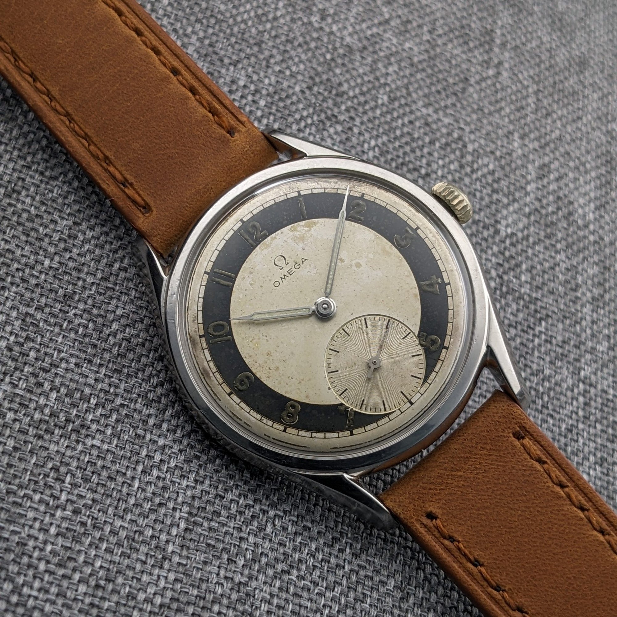 Circa 70 Years Old / Omega Bullseye / Ref 2891 2 / Vintage 1950s Watch / Cal 267 Movement / Serviced vintage watch