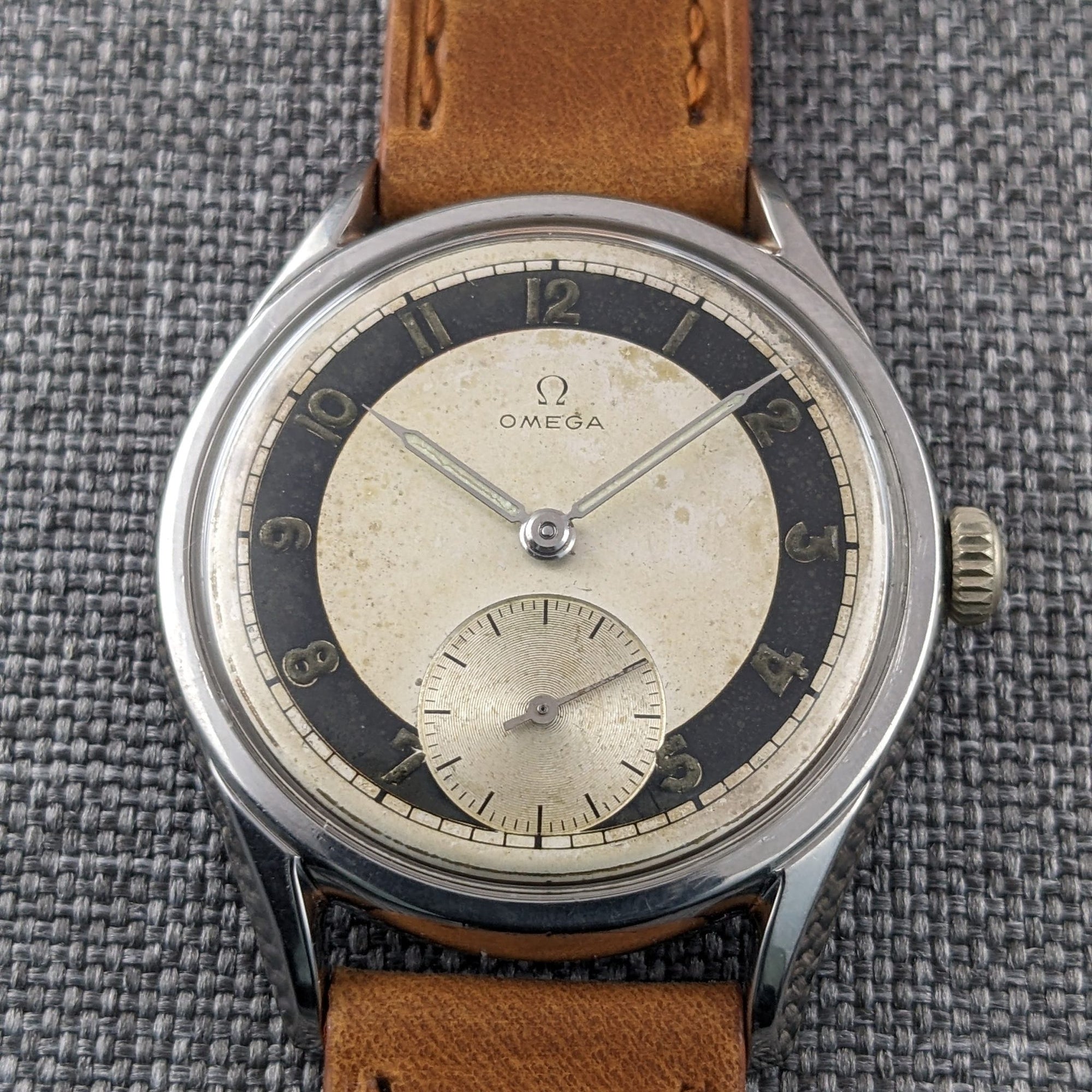Circa 70 Years Old / Omega Bullseye / Ref 2891 2 / Vintage 1950s Watch / Cal 267 Movement / Serviced vintage watch