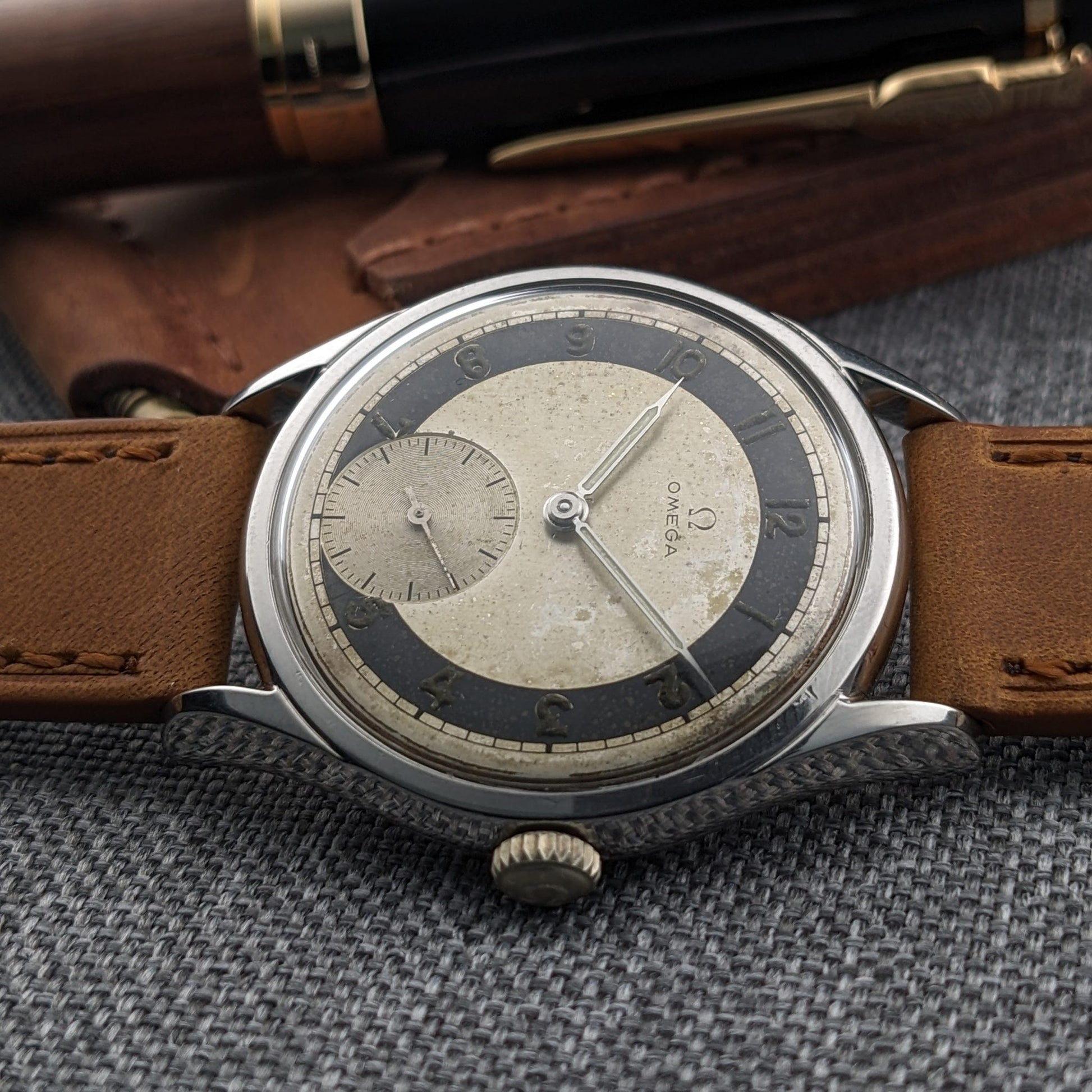 Circa 70 Years Old / Omega Bullseye / Ref 2891 2 / Vintage 1950s Watch / Cal 267 Movement / Serviced vintage watch