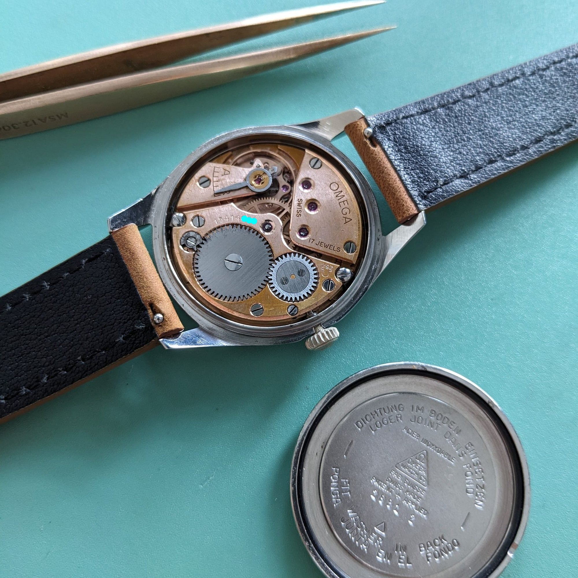 Circa 70 Years Old / Omega Bullseye / Ref 2891 2 / Vintage 1950s Watch / Cal 267 Movement / Serviced vintage watch