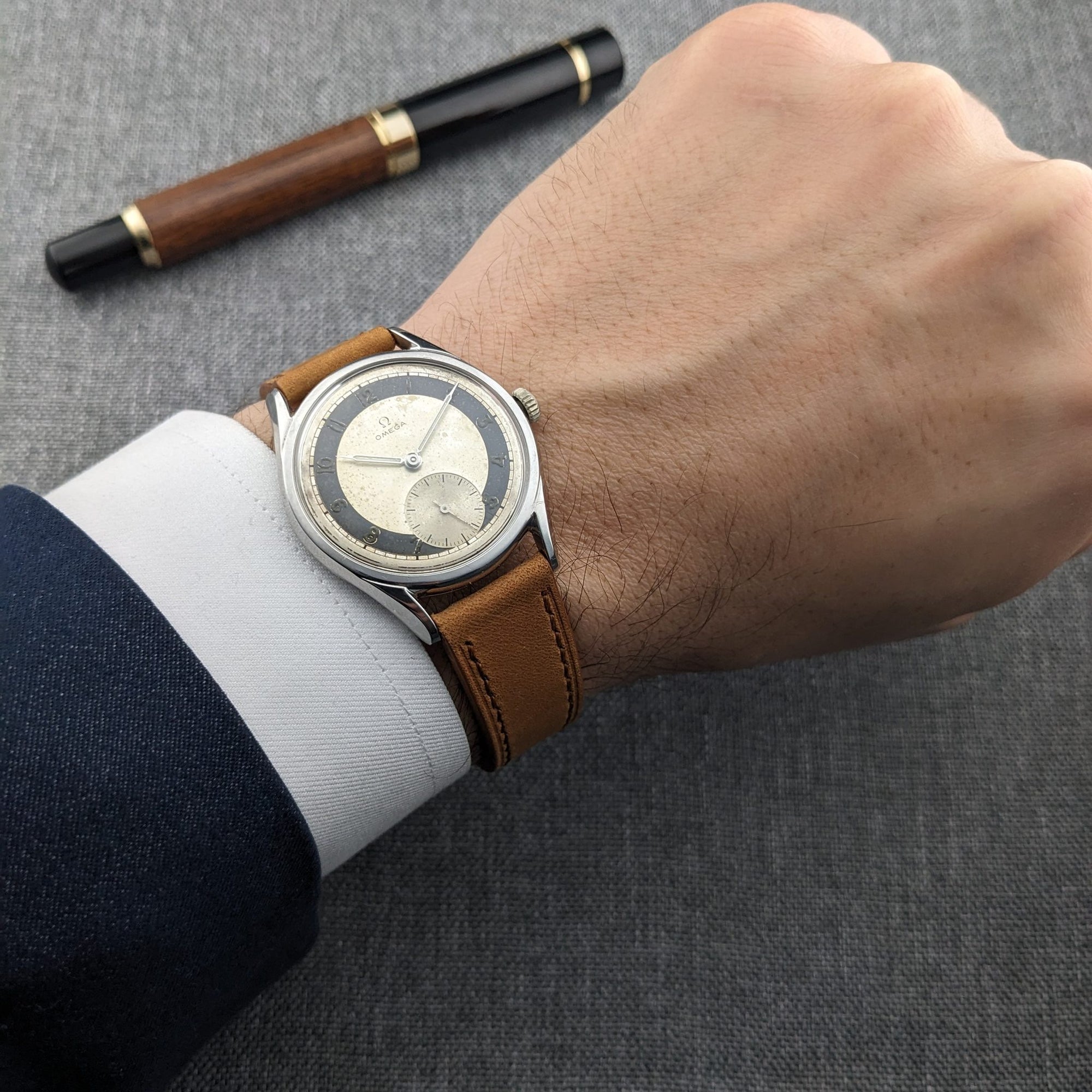 Circa 70 Years Old / Omega Bullseye / Ref 2891 2 / Vintage 1950s Watch / Cal 267 Movement / Serviced vintage watch