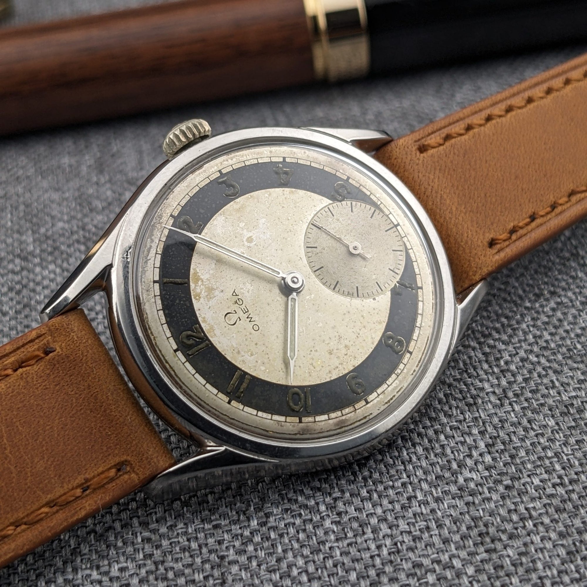 Circa 70 Years Old / Omega Bullseye / Ref 2891 2 / Vintage 1950s Watch / Cal 267 Movement / Serviced vintage watch