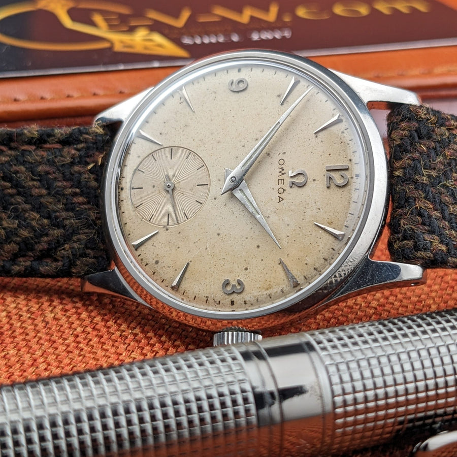 Montre Vintage de 1954 / Omega / Réf 13322 / Mouvement Cal 266 / Révisée / Environ 70 Ans
