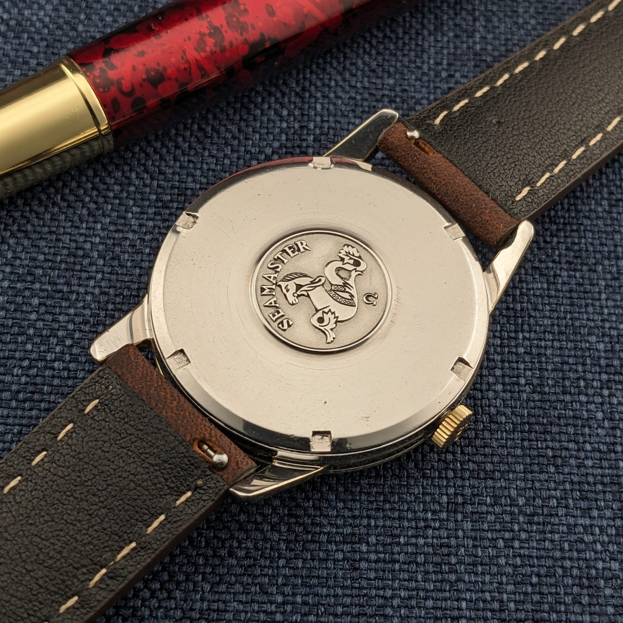 Circa 70 Years Old / Omega Seamaster / Ref 14389-2 / Vintage 1950s Watch / Cal 268 Movement / Serviced dial