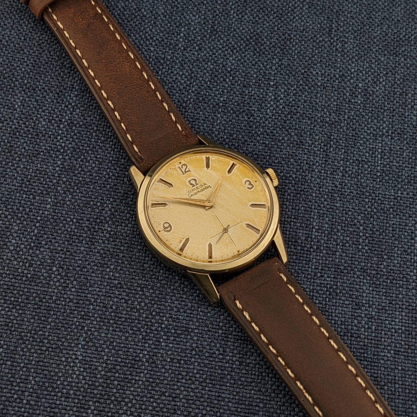 Circa 70 Years Old / Omega Seamaster / Ref 14389-2 / Vintage 1950s Watch / Cal 268 Movement / Serviced vintage watch