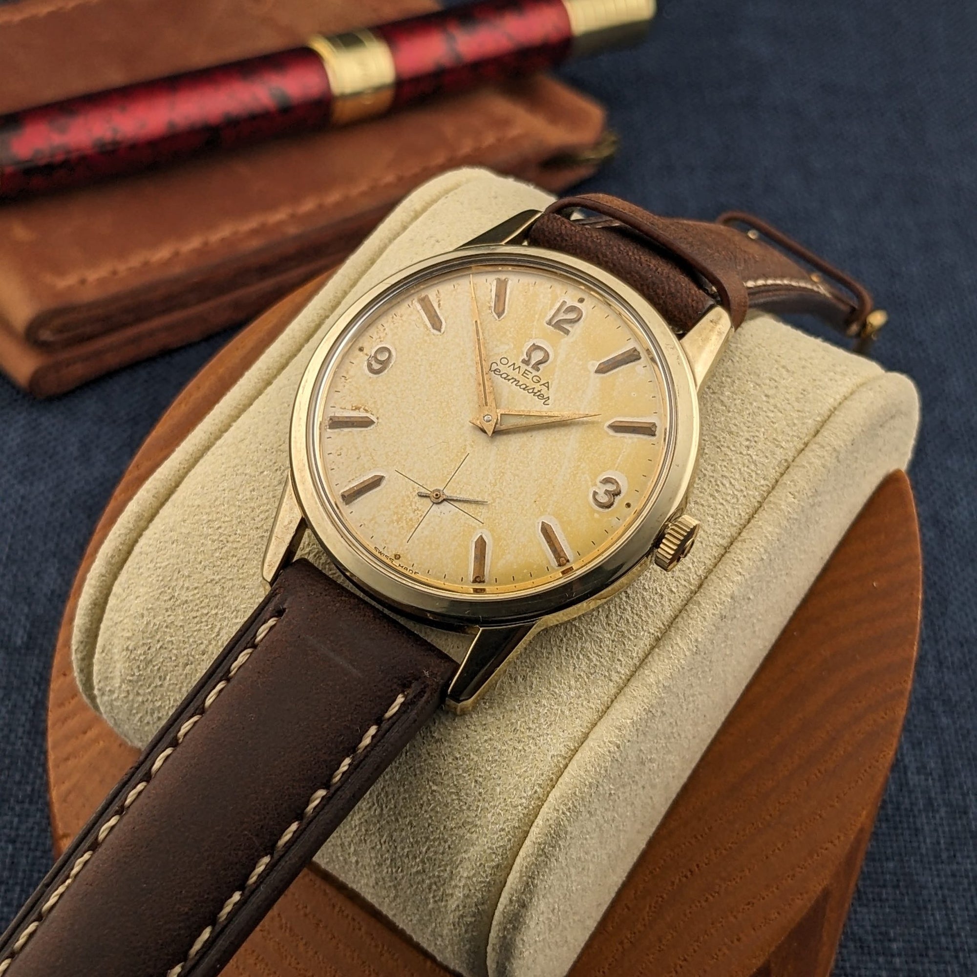 Circa 70 Years Old / Omega Seamaster / Ref 14389-2 / Vintage 1950s Watch / Cal 268 Movement / Serviced vintage watch
