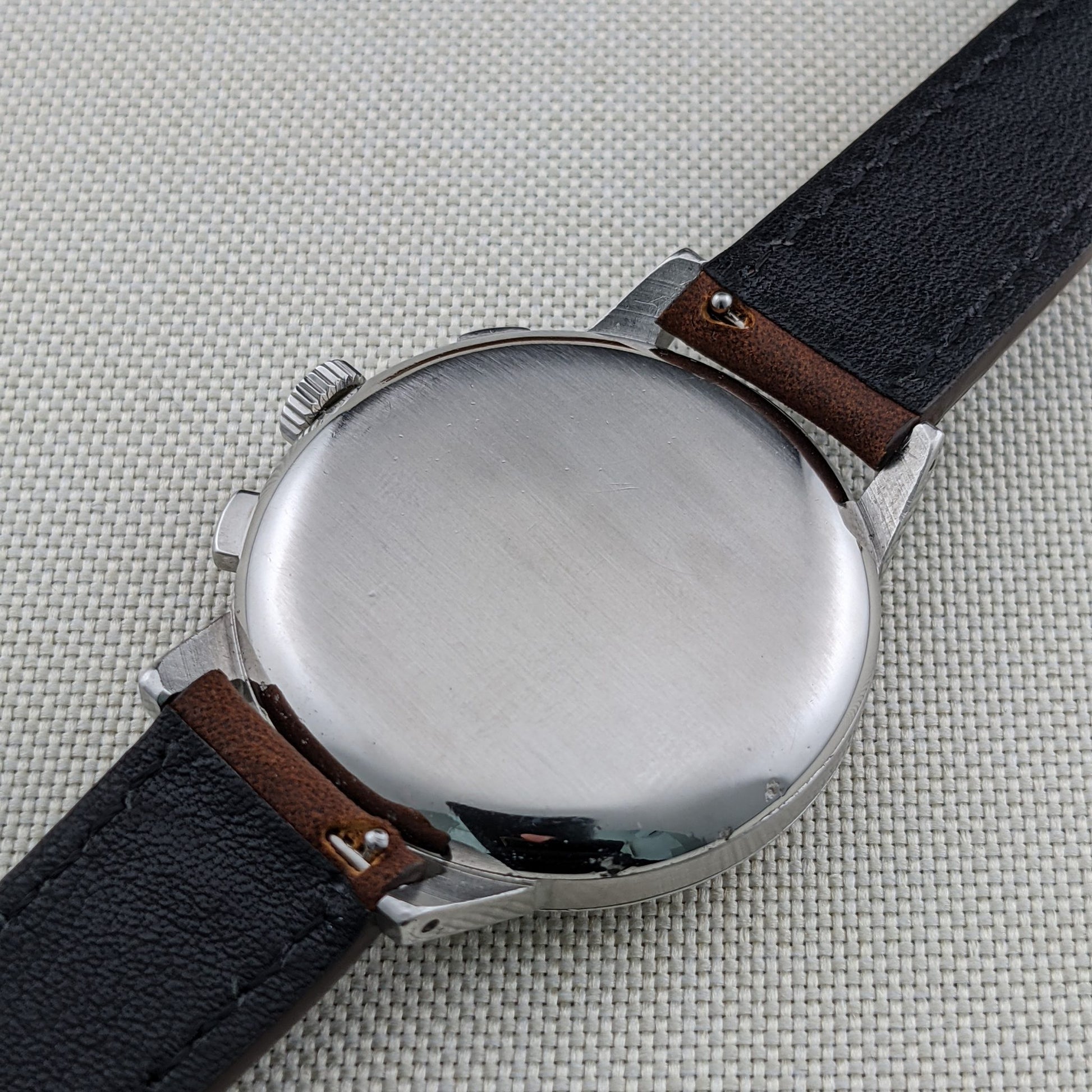 Circa 70 Years Old Rare Eberhard & Co Pre-Extra Fort Chronograph / Vintage 1950s Watch / Cal Valjoux 65 (cal. 16000) Movement / Serviced dial