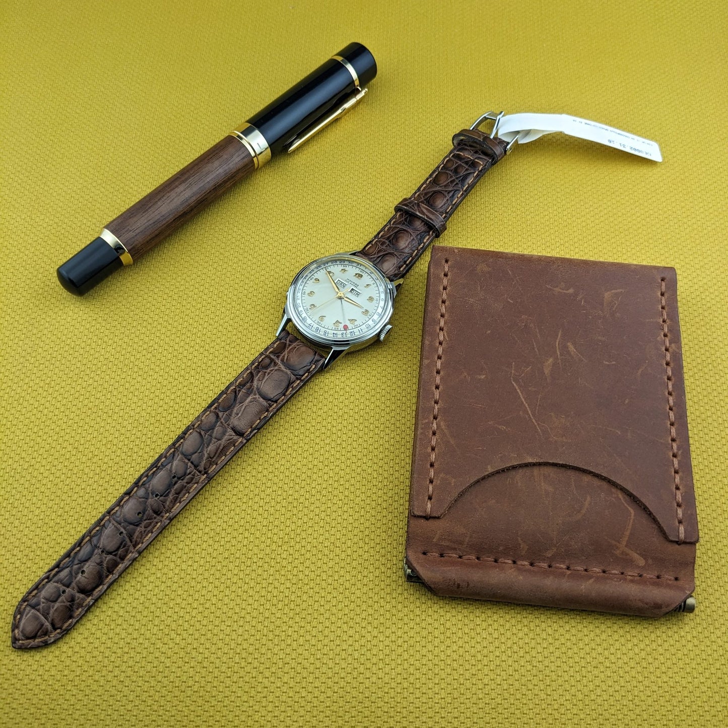 Circa 70 Years Old Rare Movado Automatic Bumper Triple Calendar / Ref 6199 / Vintage 1950s Watch / Cal 255M Movement / Serviced vintage watch