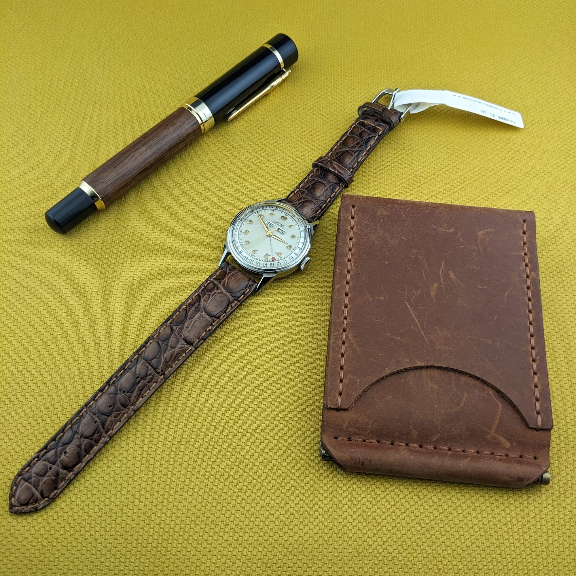 Circa 70 Years Old Rare Movado Automatic Bumper Triple Calendar / Ref 6199 / Vintage 1950s Watch / Cal 255M Movement / Serviced vintage watch