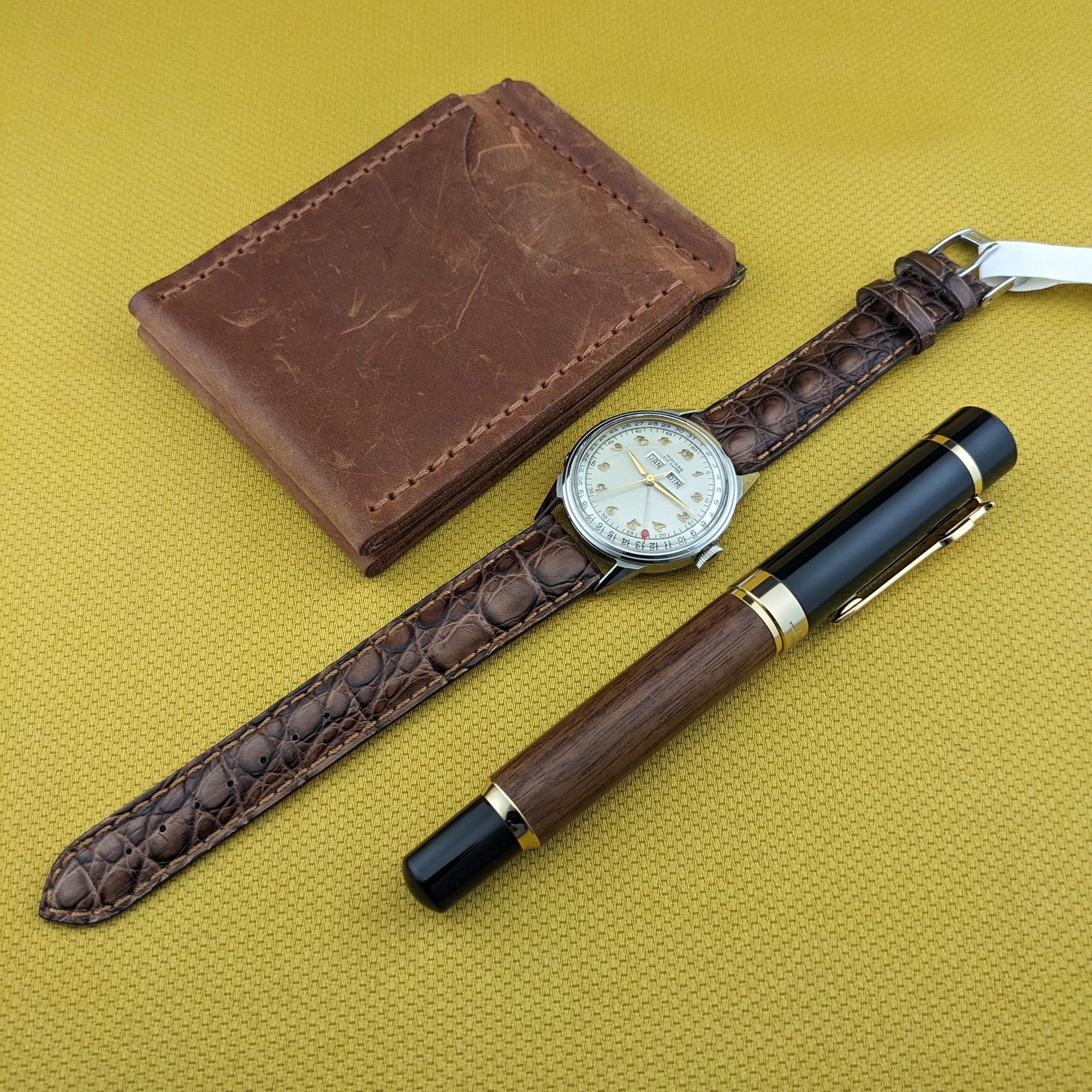 Circa 70 Years Old Rare Movado Automatic Bumper Triple Calendar / Ref 6199 / Vintage 1950s Watch / Cal 255M Movement / Serviced vintage watch