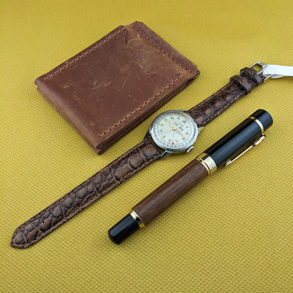 Circa 70 Years Old Rare Movado Automatic Bumper Triple Calendar / Ref 6199 / Vintage 1950s Watch / Cal 255M Movement / Serviced vintage watch