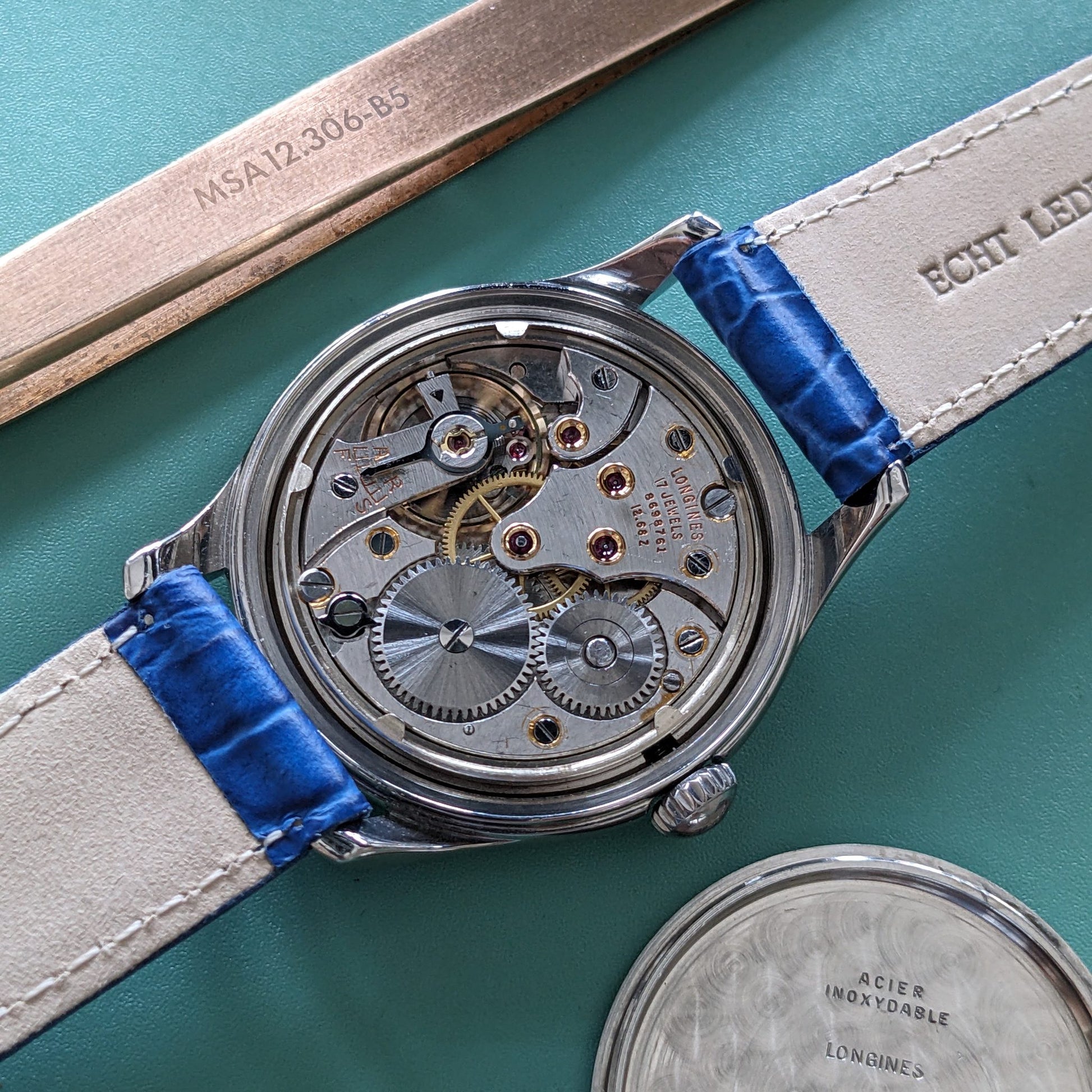 Circa 75 Years Old / Longines / Ref 6263 / Vintage 1953 Watch / Cal 12.68Z Movement / Serviced vintage watch