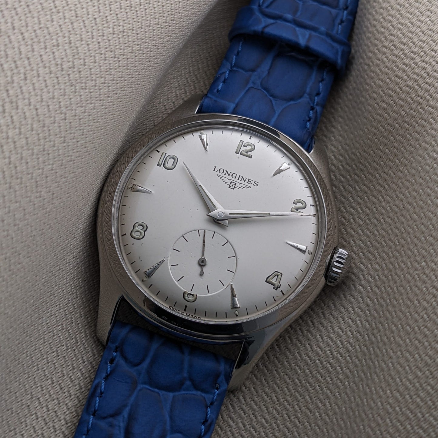 Circa 75 Years Old / Longines / Ref 6263 / Vintage 1953 Watch / Cal 12.68Z Movement / Serviced vintage watch