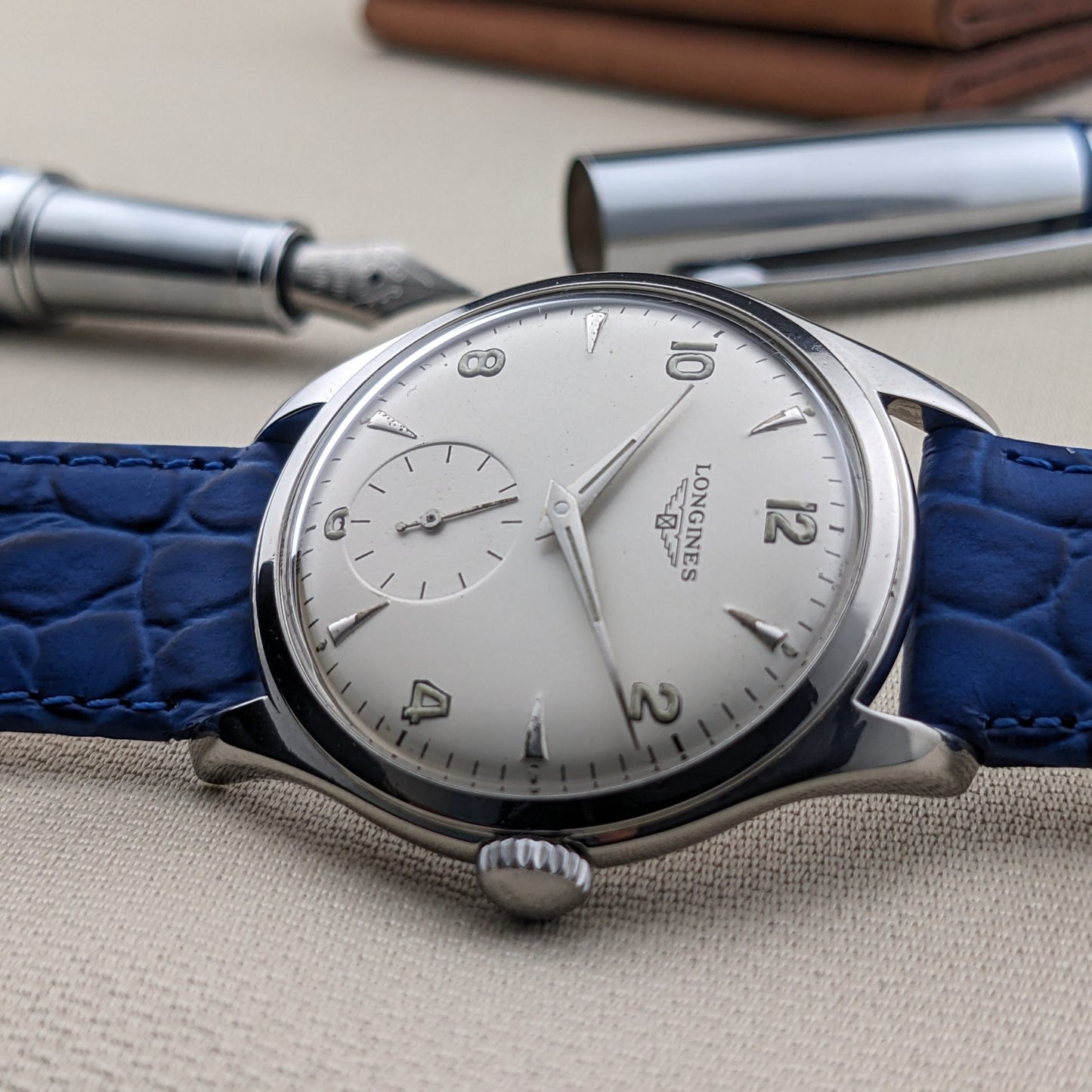 Circa 75 Years Old / Longines / Ref 6263 / Vintage 1953 Watch / Cal 12.68Z Movement / Serviced vintage watch