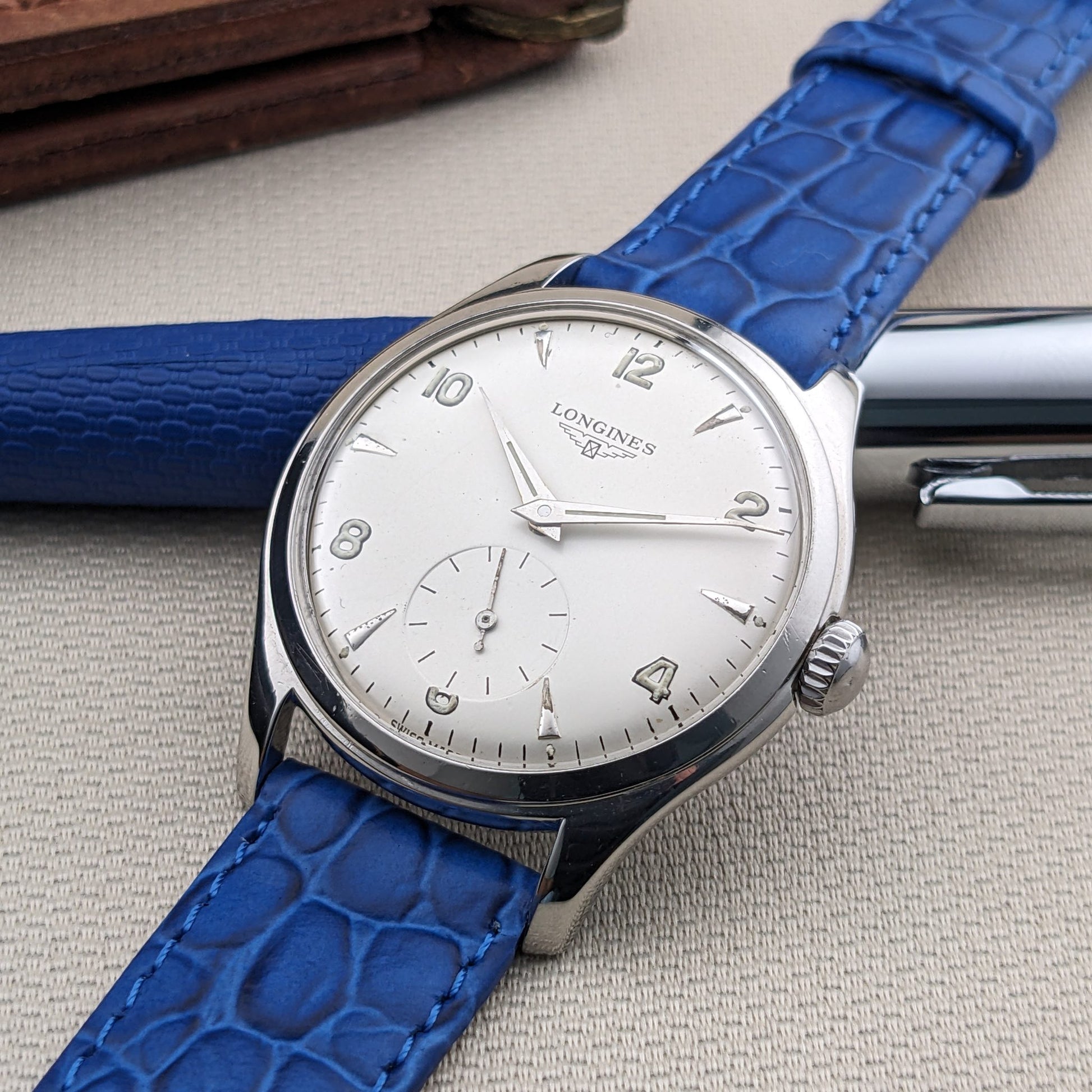 Circa 75 Years Old / Longines / Ref 6263 / Vintage 1953 Watch / Cal 12.68Z Movement / Serviced vintage watch