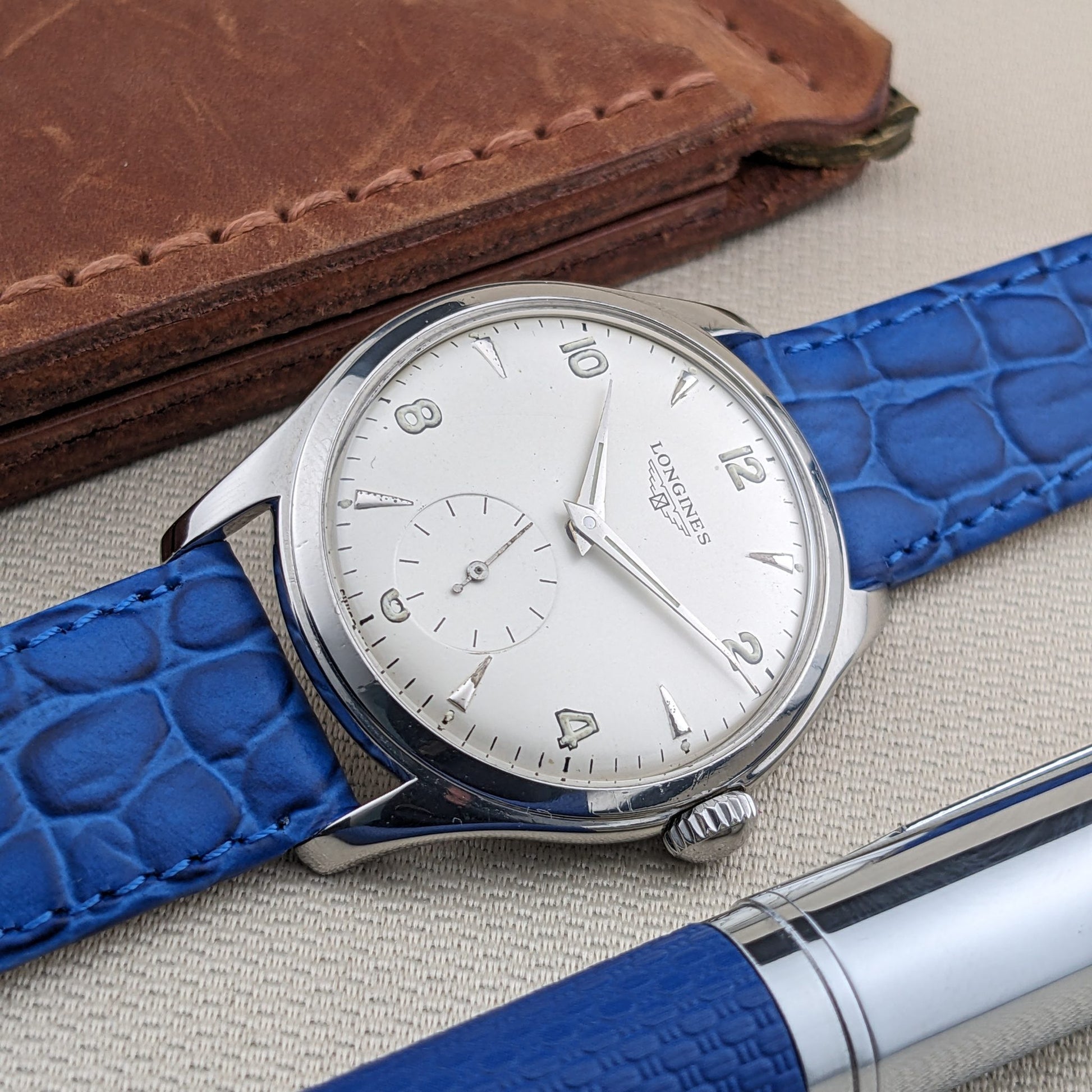 Circa 75 Years Old / Longines / Ref 6263 / Vintage 1953 Watch / Cal 12.68Z Movement / Serviced vintage watch