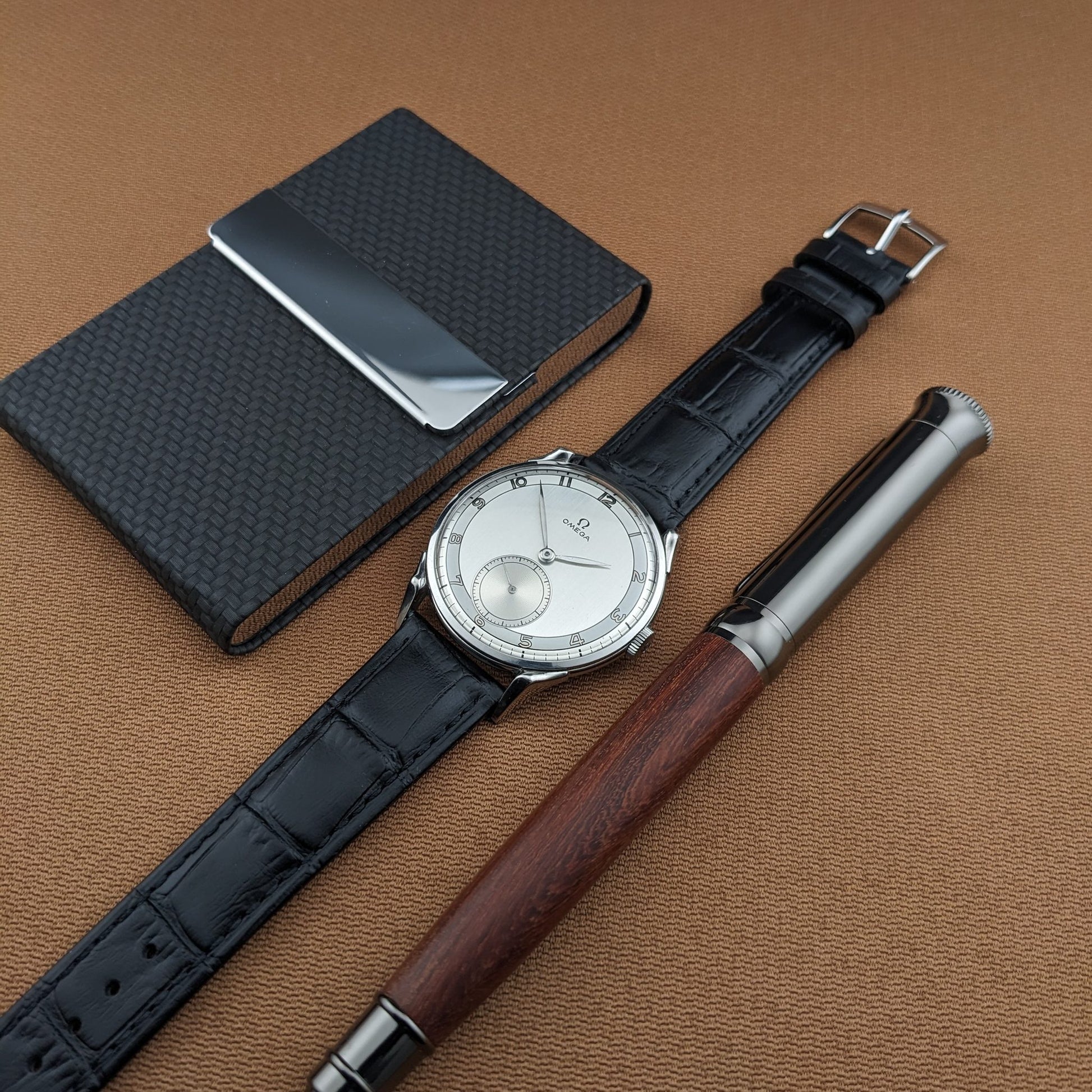 Circa 75 Years Old / Omega 2603-4 ‘Spider’ Lugs / Vintage 1952 Watch / Caliber 265 Movement / Serviced vintage watch