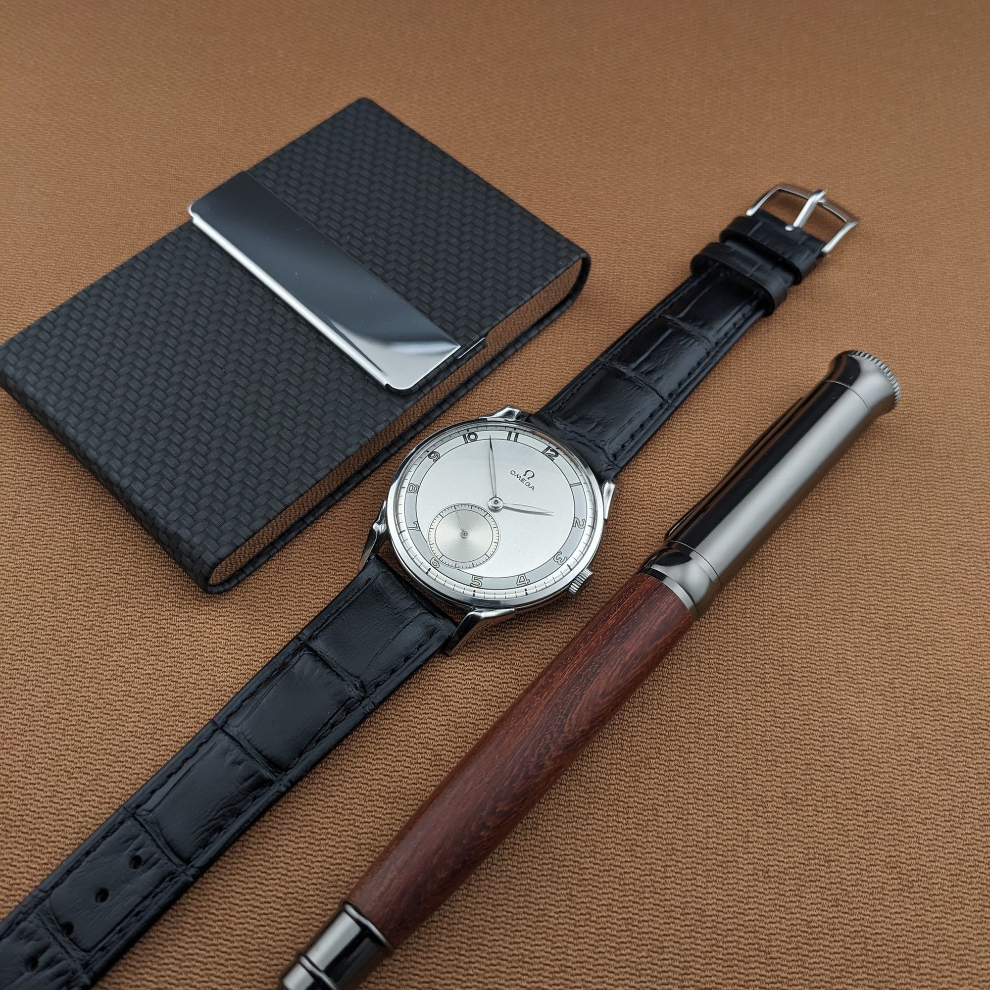 Circa 75 Years Old / Omega 2603-4 ‘Spider’ Lugs / Vintage 1952 Watch / Caliber 265 Movement / Serviced vintage watch