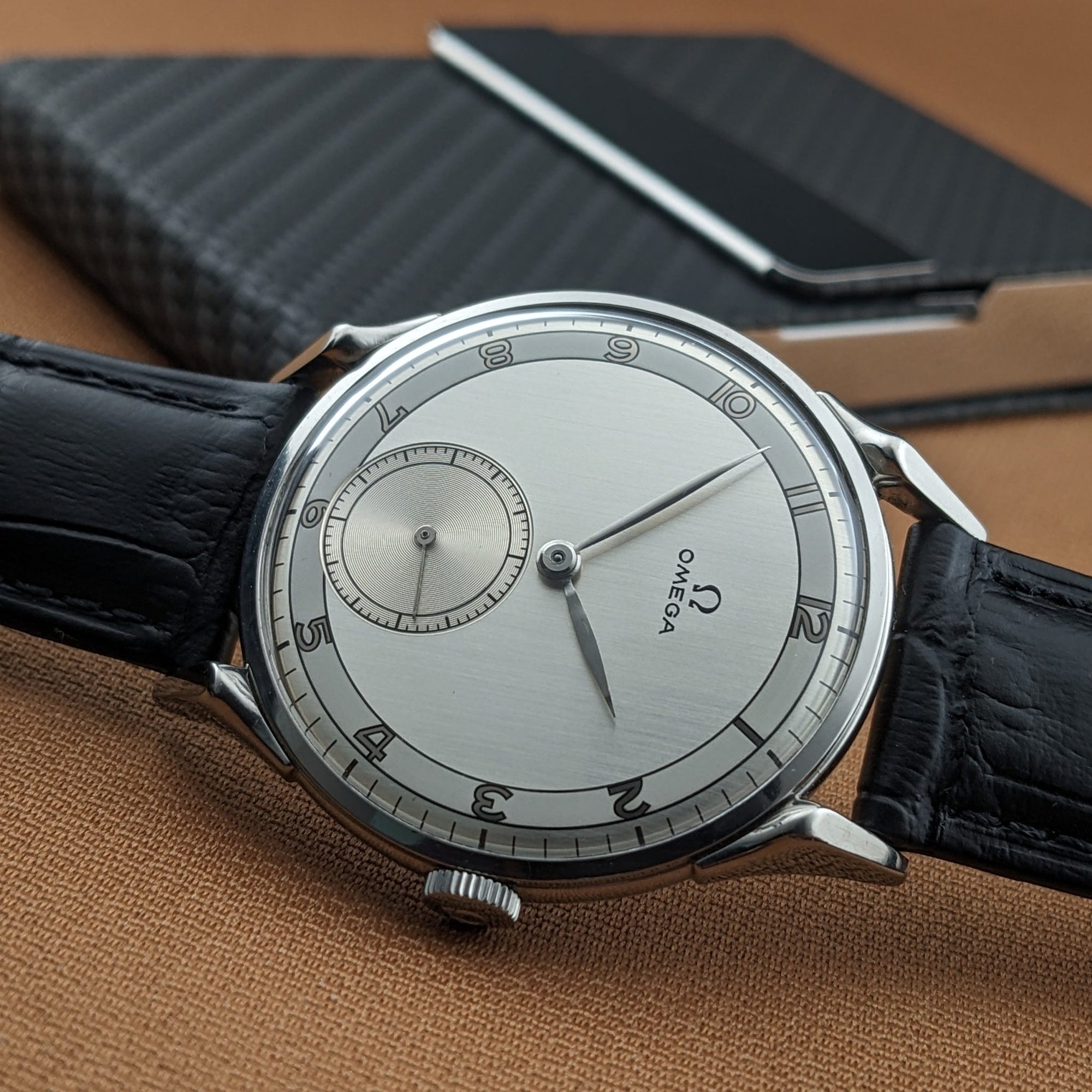 Circa 75 Years Old / Omega 2603-4 ‘Spider’ Lugs / Vintage 1952 Watch / Caliber 265 Movement / Serviced vintage watch