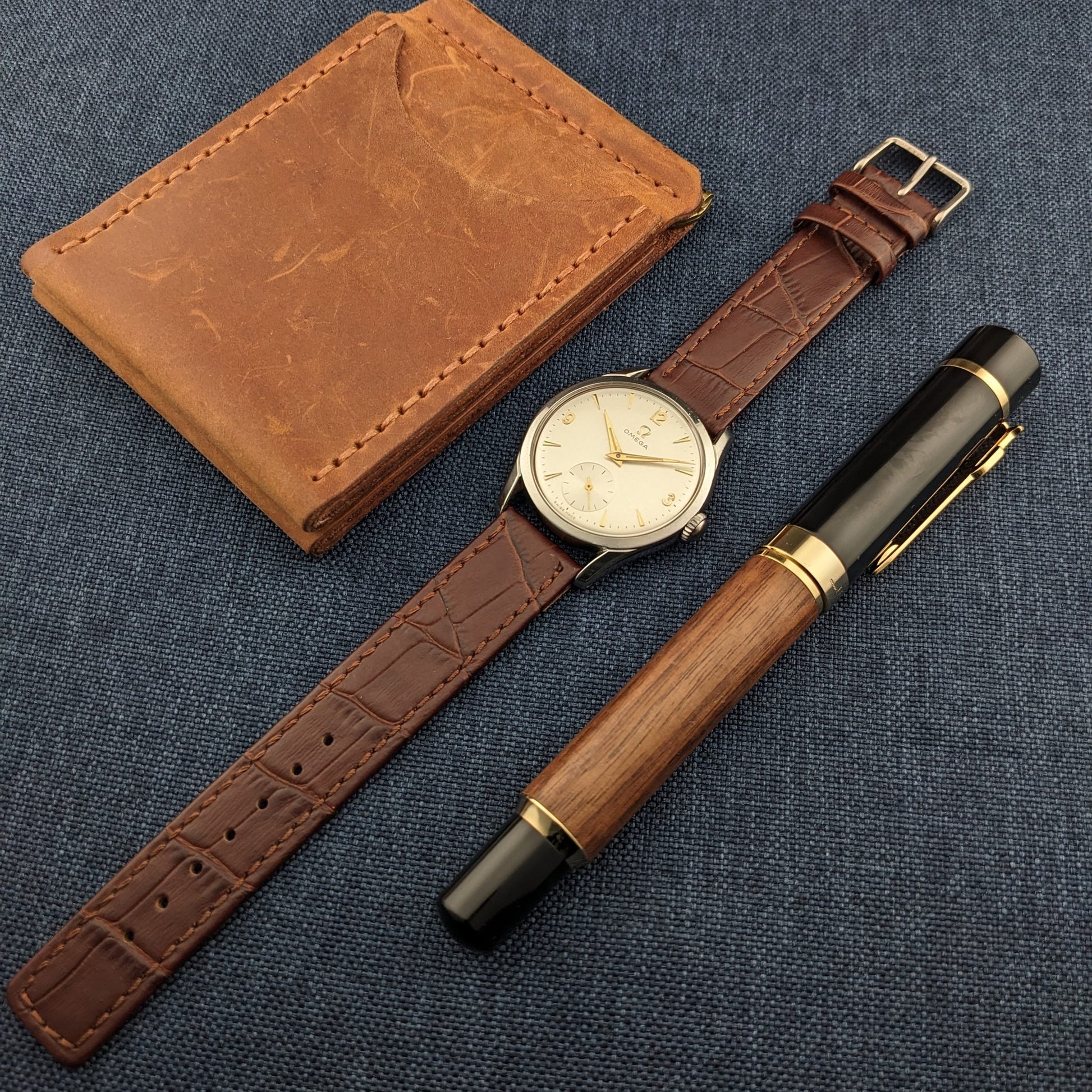 Circa 75 Years Old Post War Omega / Ref 2639-10 / Vintage 1952 Watch / Cal 265 Movement / Serviced vintage watch