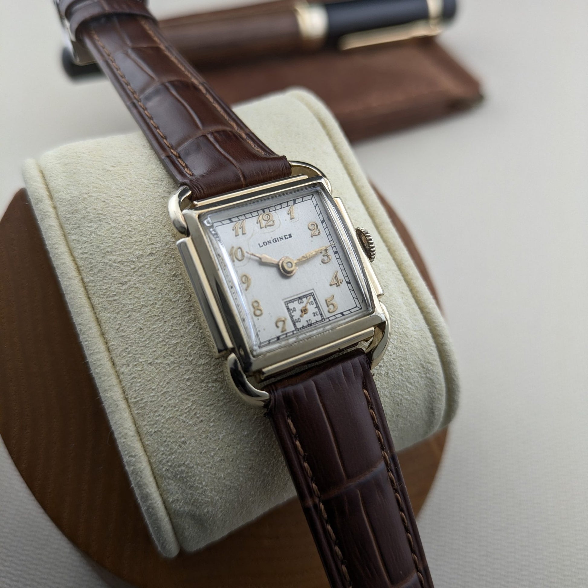 Circa 77 Years Old — Longines Art Deco “Piping Case” | 10K Gold-Filled | Cal. 10L | 1949 | Serviced vintage watch