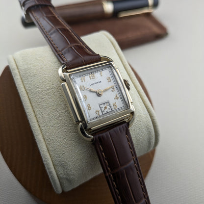 Circa 77 Years Old — Longines Art Deco “Piping Case” | 10K Gold-Filled | Cal. 10L | 1949 | Serviced vintage watch