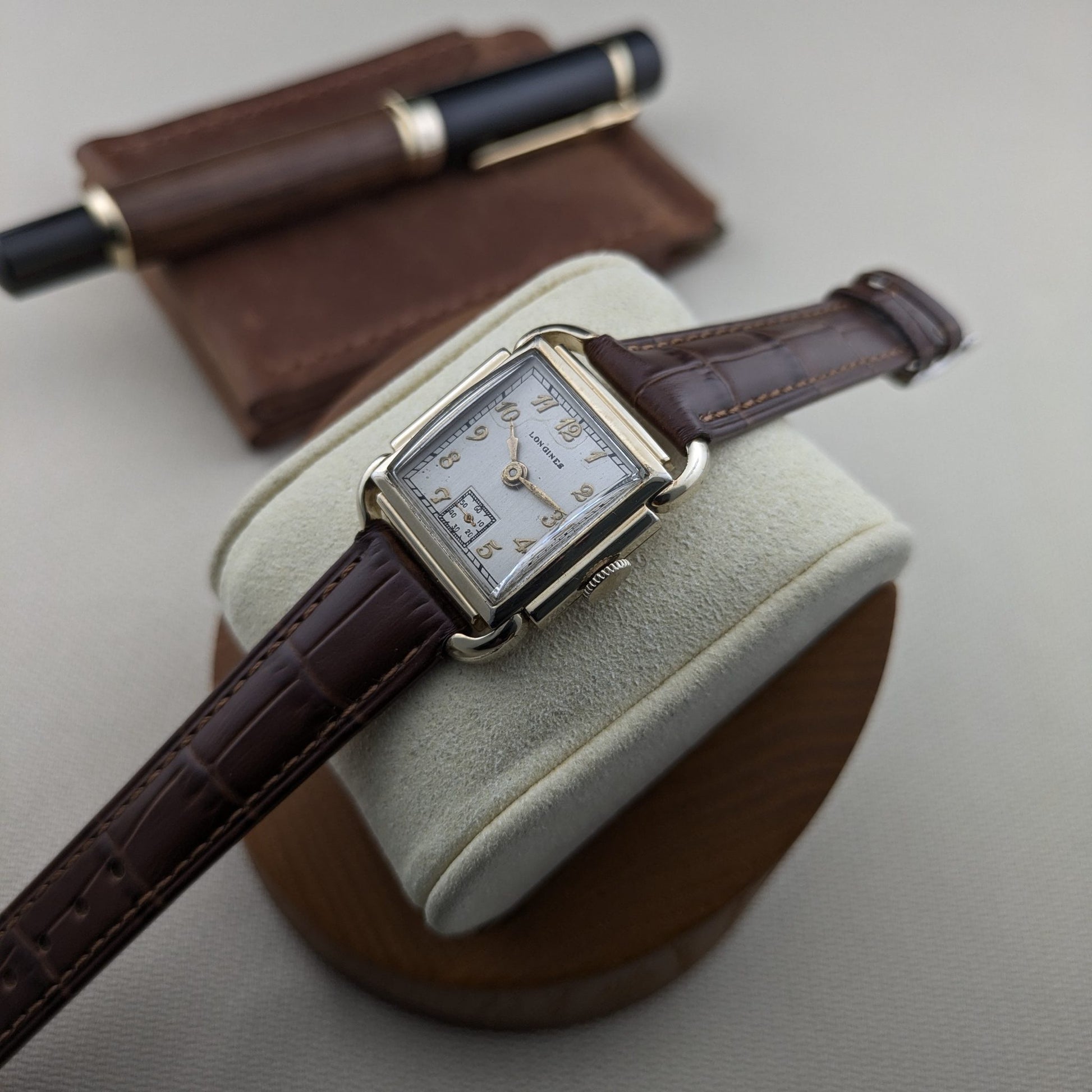 Circa 77 Years Old — Longines Art Deco “Piping Case” | 10K Gold-Filled | Cal. 10L | 1949 | Serviced vintage watch