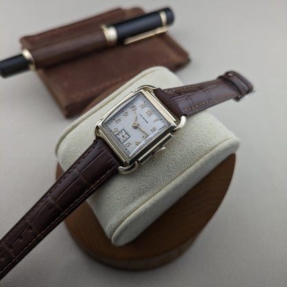 Circa 77 Years Old — Longines Art Deco “Piping Case” | 10K Gold-Filled | Cal. 10L | 1949 | Serviced vintage watch