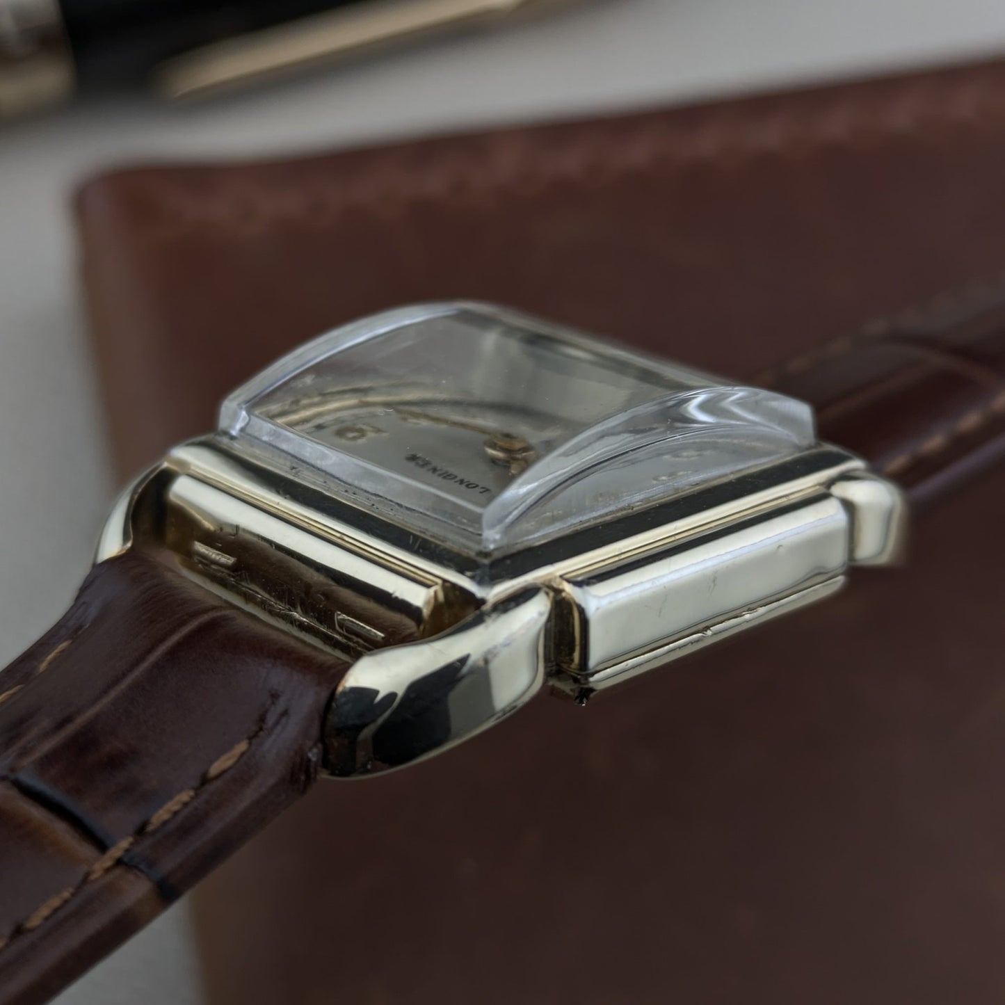 Circa 77 Years Old — Longines Art Deco “Piping Case” | 10K Gold-Filled | Cal. 10L | 1949 | Serviced vintage watch