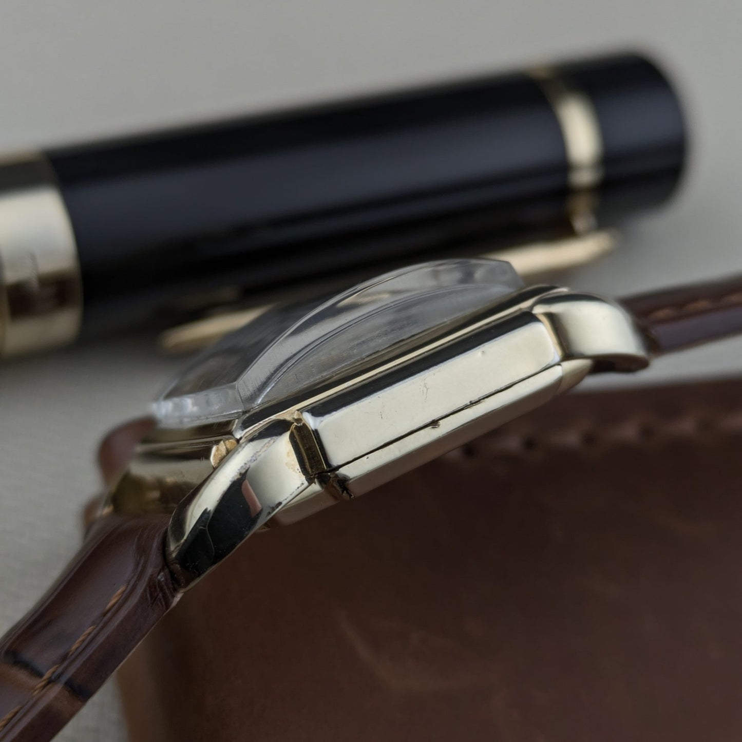 Circa 77 Years Old — Longines Art Deco “Piping Case” | 10K Gold-Filled | Cal. 10L | 1949 | Serviced vintage watch
