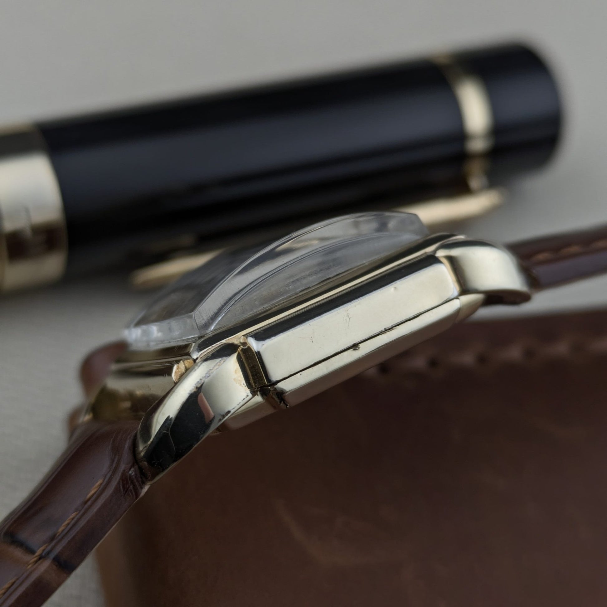 Circa 77 Years Old — Longines Art Deco “Piping Case” | 10K Gold-Filled | Cal. 10L | 1949 | Serviced vintage watch