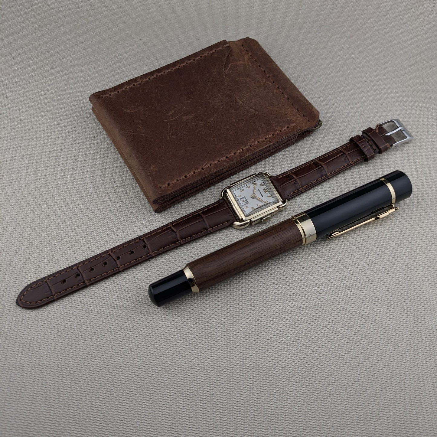 Circa 77 Years Old — Longines Art Deco “Piping Case” | 10K Gold-Filled | Cal. 10L | 1949 | Serviced vintage watch