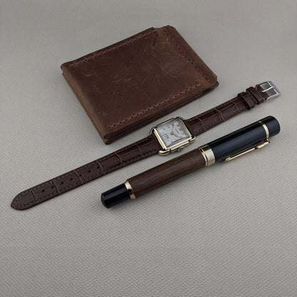 Circa 77 Years Old — Longines Art Deco “Piping Case” | 10K Gold-Filled | Cal. 10L | 1949 | Serviced vintage watch