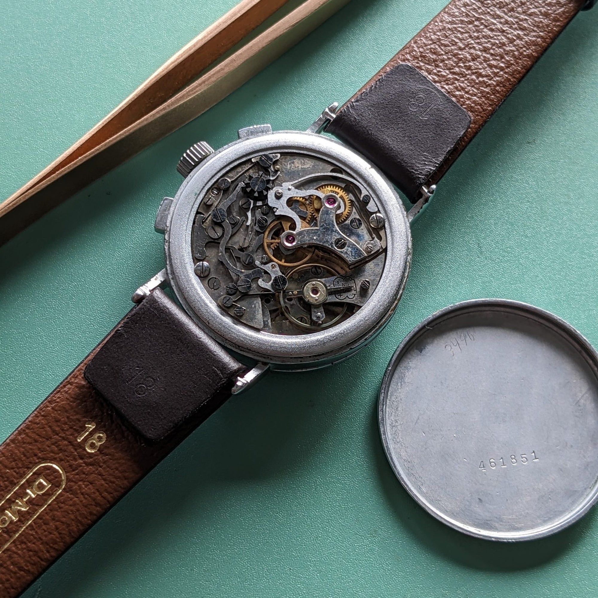 Circa 80 Years Old / Breitling Chronograph / Vintage 1940s Watch / Cal Venus 170 Movement / Serviced vintage watch