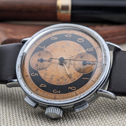 Circa 80 Years Old / Breitling Chronograph / Vintage 1940s Watch / Cal Venus 170 Movement / Serviced vintage watch