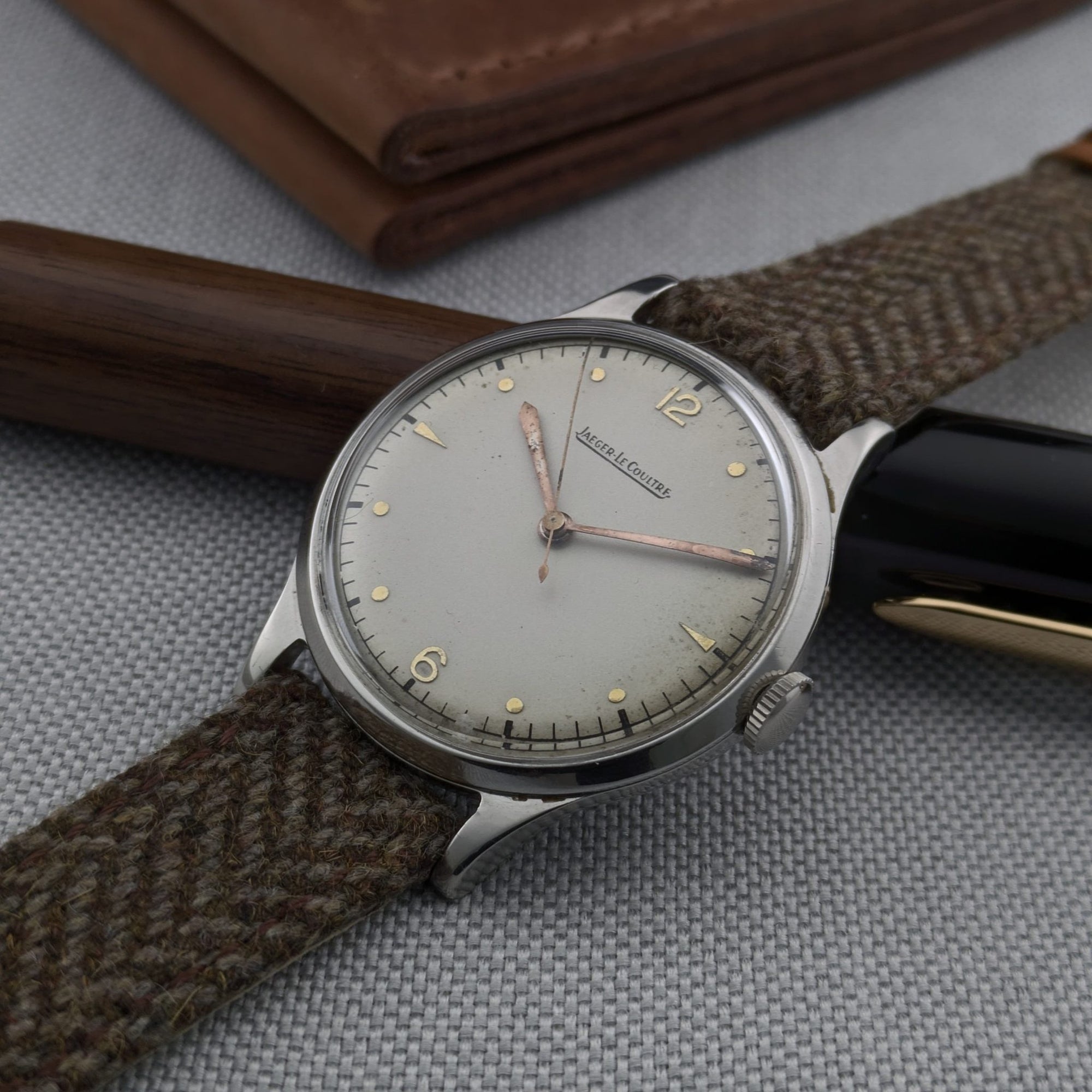 Circa 80 Years Old / Jaeger-LeCoultre / Vintage 1940s Watch / Cal P478 Movement / Serviced dial