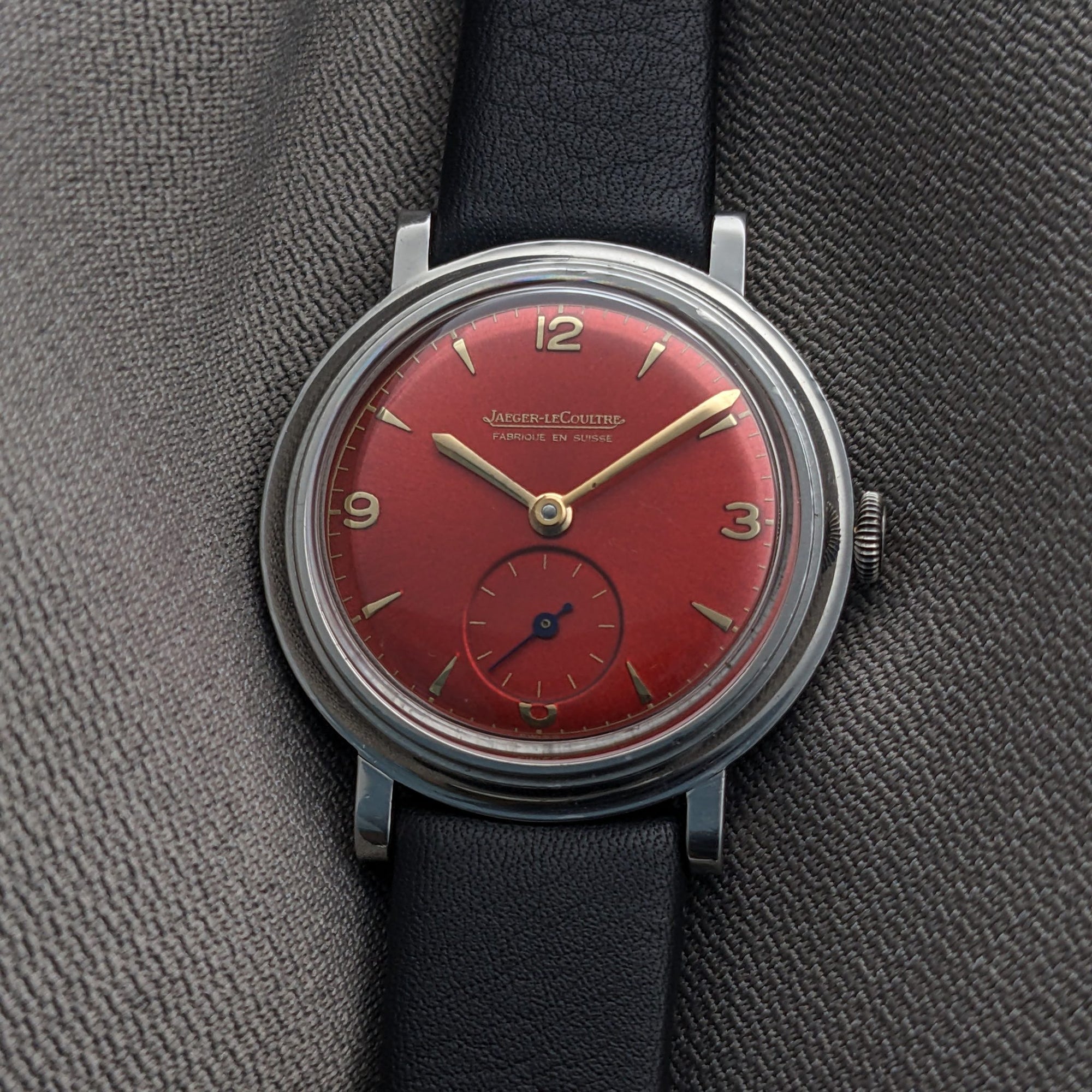 Circa 80 Years Old / Jaeger-LeCoultre / Vintage 1940s Watch / Cal P480 Movement / Serviced vintage watch