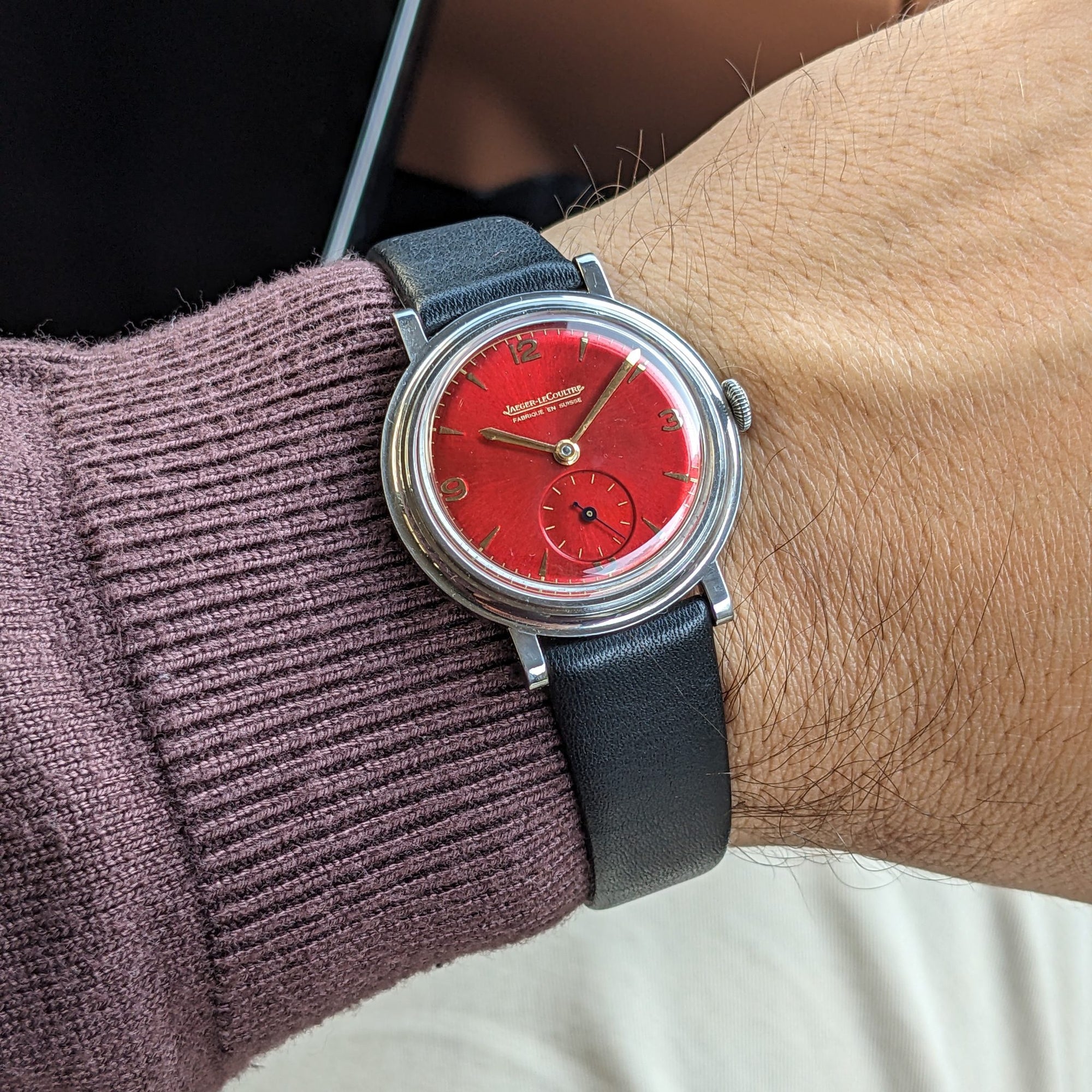 Circa 80 Years Old / Jaeger-LeCoultre / Vintage 1940s Watch / Cal P480 Movement / Serviced vintage watch