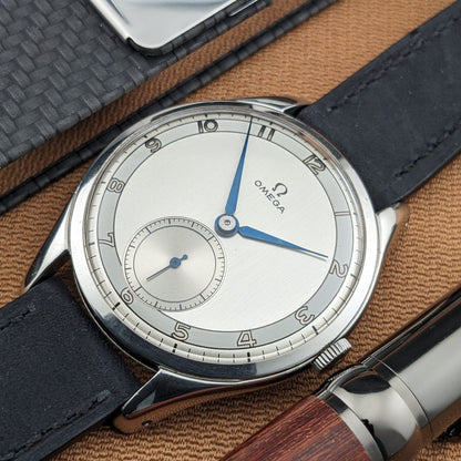 Circa 80 Years Old Post-War Omega Jumbo 38,5 mm / Ref 2505-6 / Vintage 1940s Watch / Cal 265 Movement / Serviced vintage watch