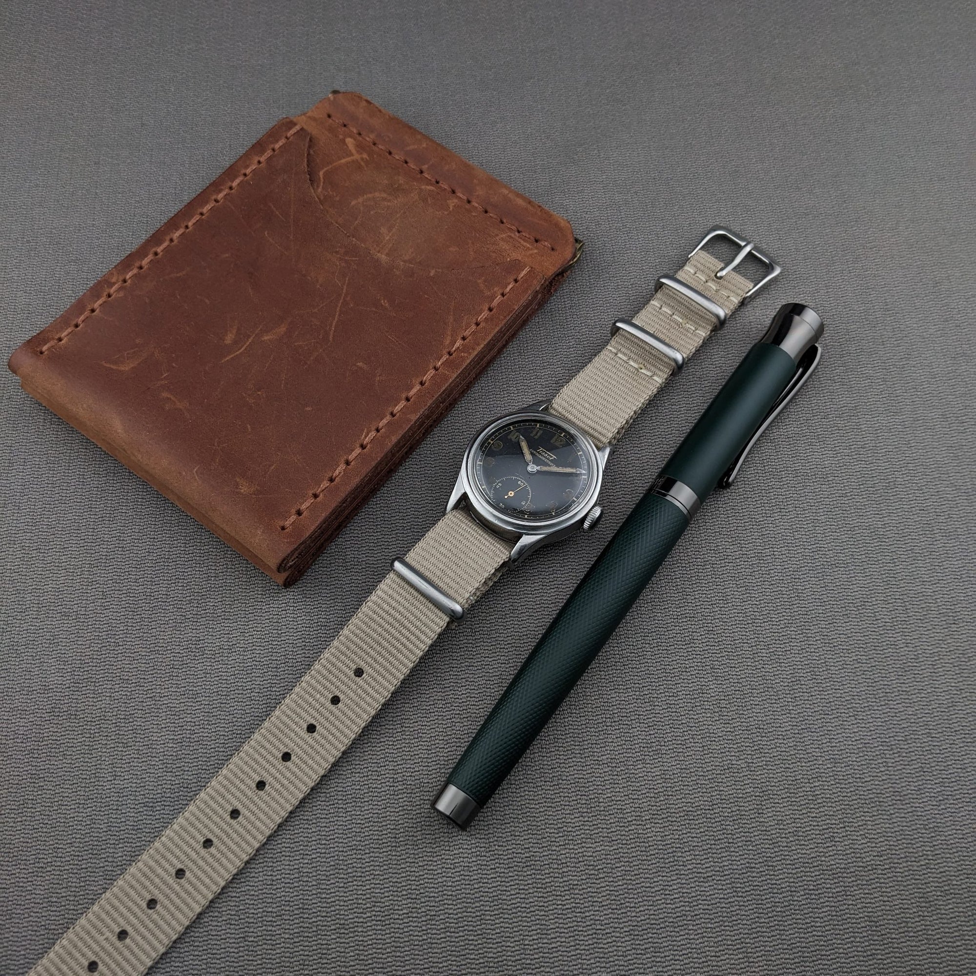 Circa 80 Years Old World War Tissot Antimagnetique / Vintage 1940s Watch / Cal 27 Movement / Serviced vintage watch