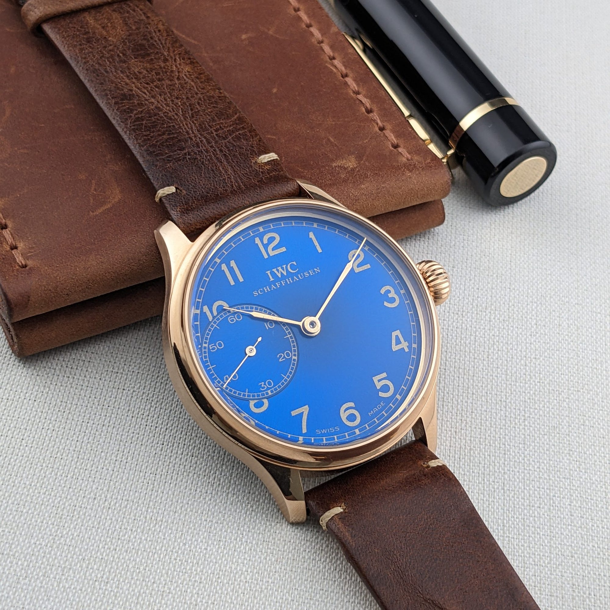Circa 95 Years Old IWC Schaffhausen Antique 1930 Pocket Watch Movement / Cal 95 Movement / Serviced dial