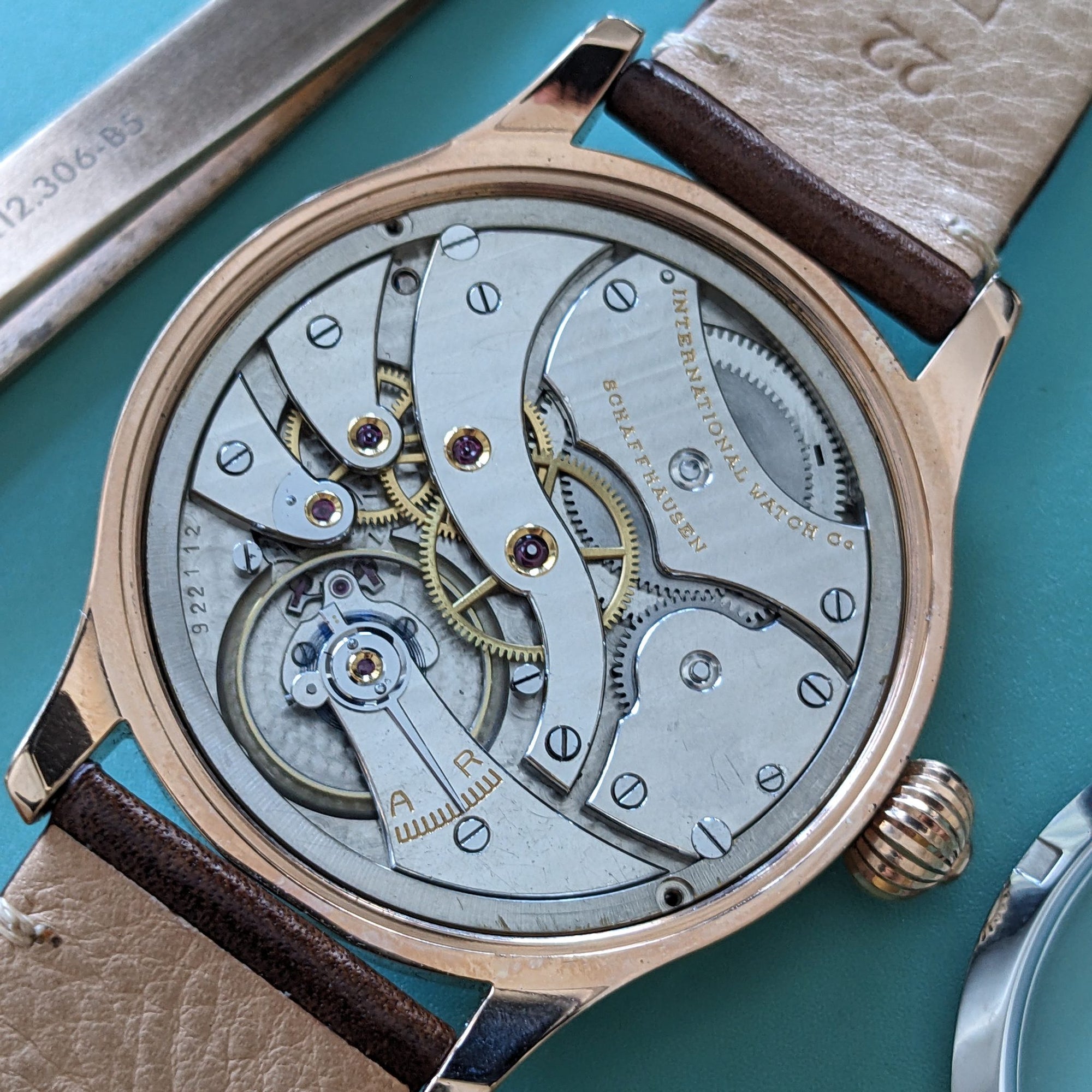 Circa 95 Years Old IWC Schaffhausen Antique 1930 Pocket Watch Movement / Cal 95 Movement / Serviced vintage watch