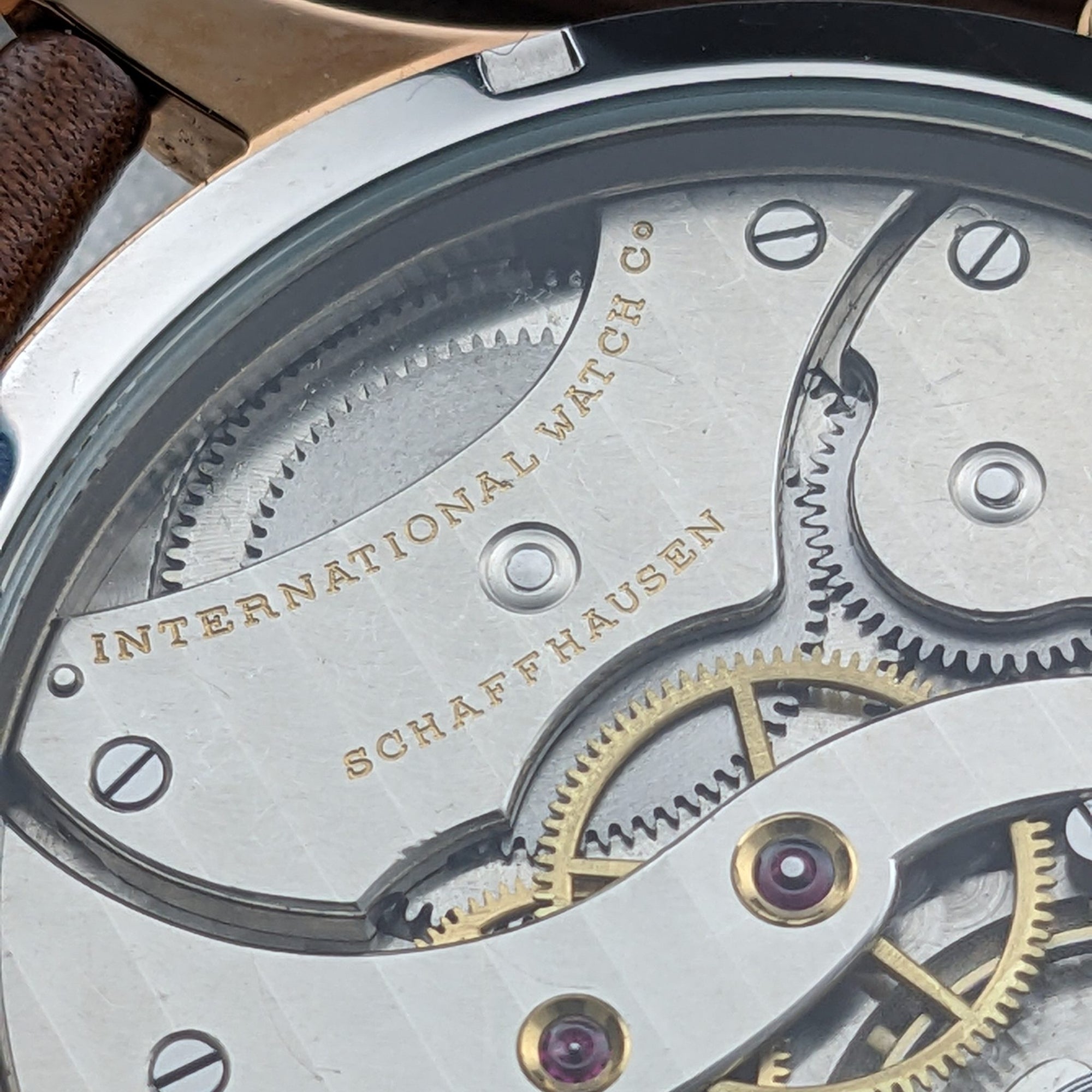 Circa 95 Years Old IWC Schaffhausen Antique 1930 Pocket Watch Movement / Cal 95 Movement / Serviced vintage watch
