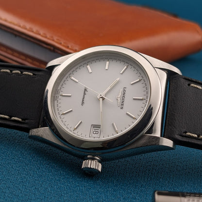 Longines Automatic Ovettone / Ref L76904 / 1990s Classic Watch / Cal L633.5 Movement / Serviced vintage watch