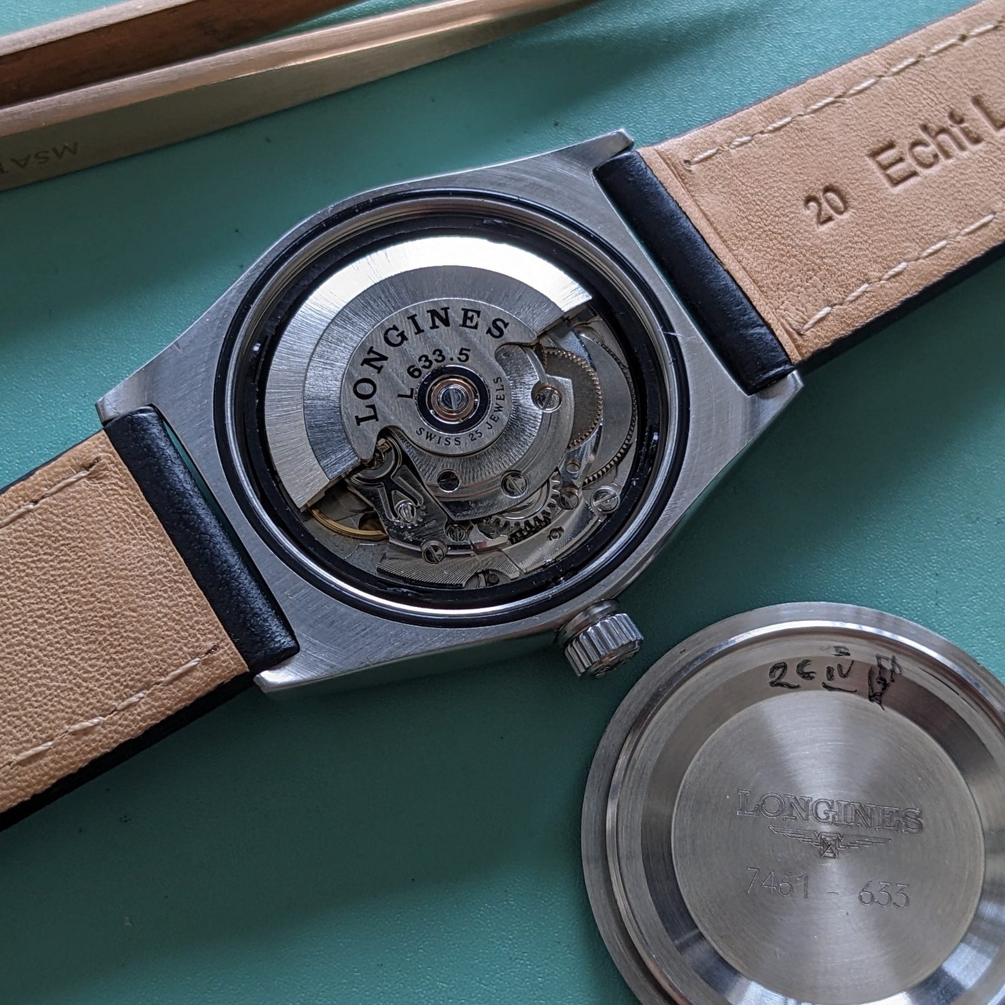 Longines Automatic Ovettone / Ref L76904 / 1990s Classic Watch / Cal L633.5 Movement / Serviced vintage watch